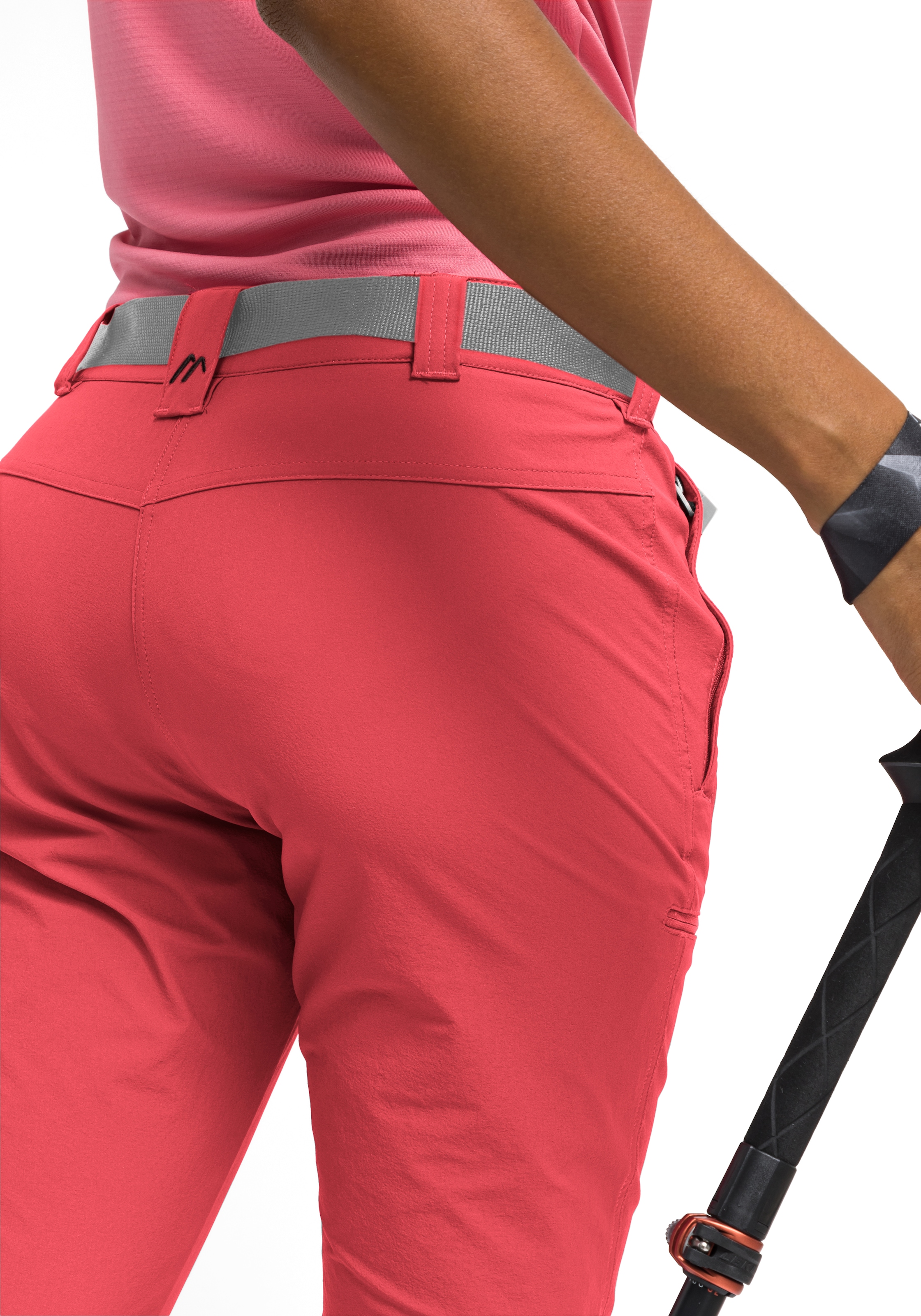 Maier Sports Caprihose »Inara slim 3/4«, Damen Wanderhose, atmungsaktive Outdoorhose, 3/4 Hose mit 3 Taschen