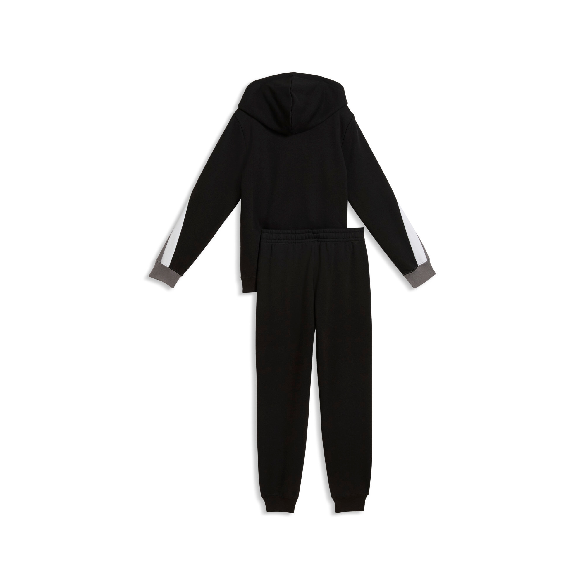 PUMA Trainingsanzug »ESS BLOCK FULL-ZIP SWEAT SUIT B« 2 2-teiliges Set, mit Reißverschluss am Oberteil, Regular Fit