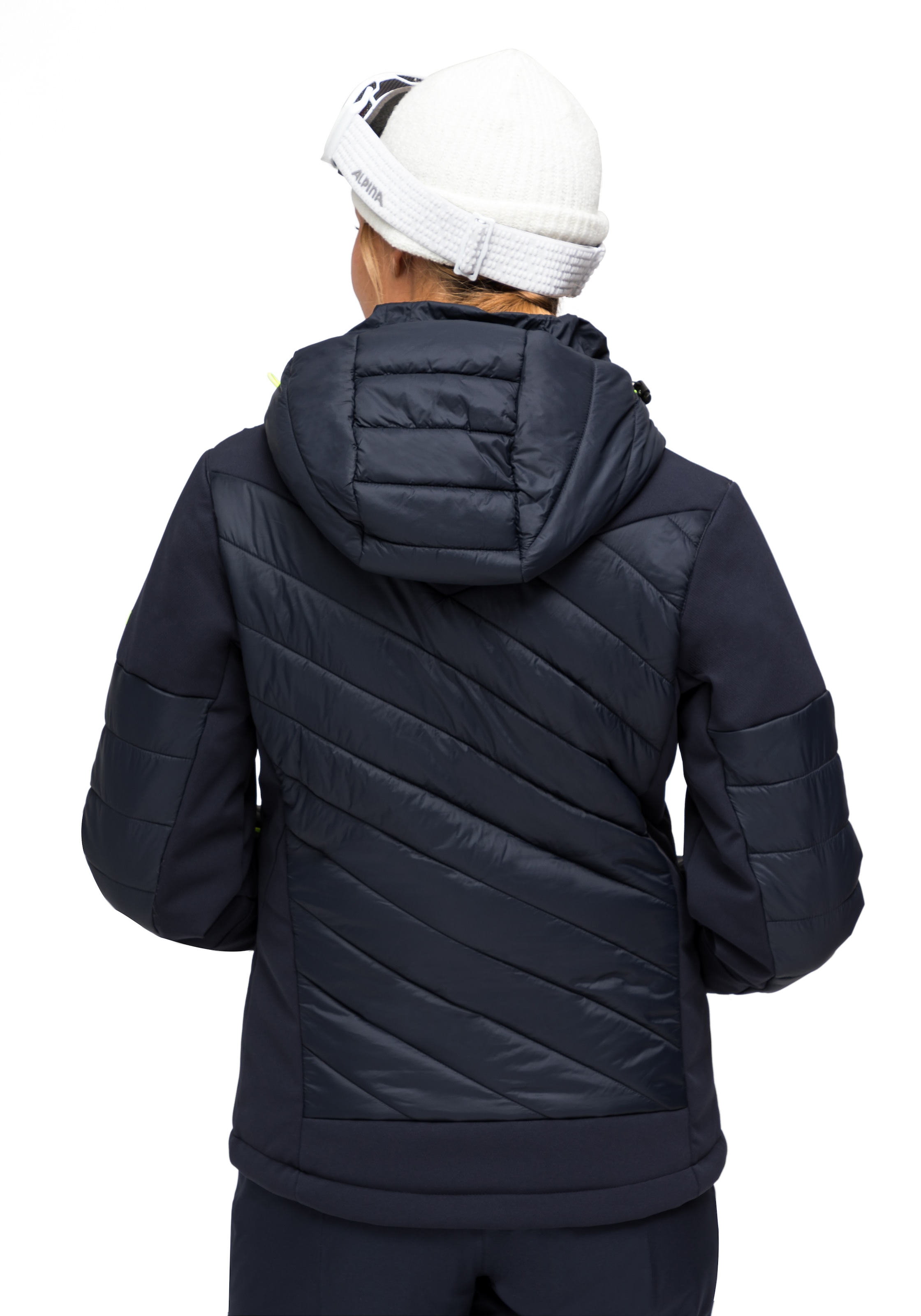 Maier Sports Funktionsjacke »Fast Vibes W«, Hybridjacke für Damen mit vollwertiger Skiausstattung