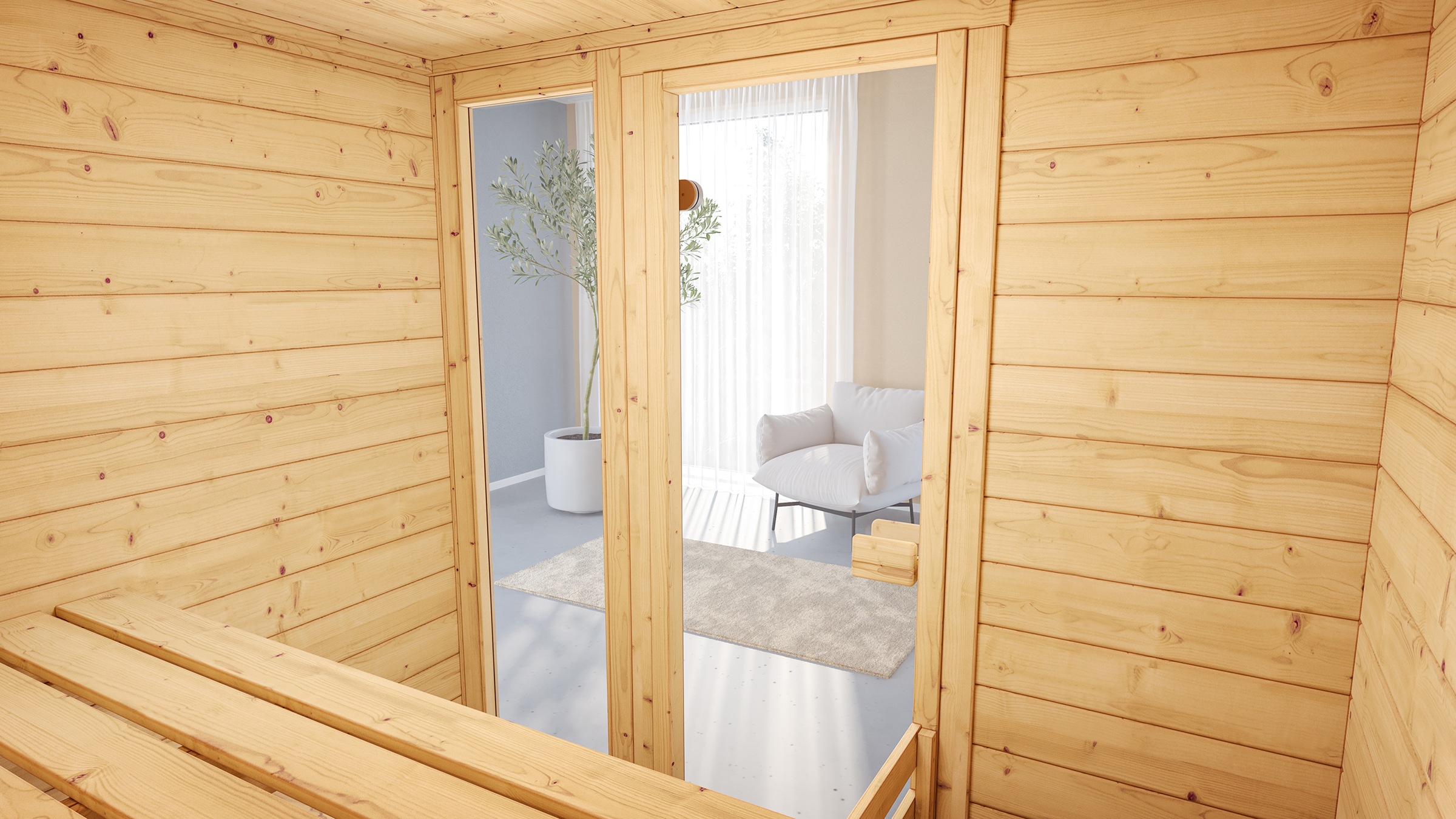 weka Sauna »Valida«, 7,5 kW-Ofen mit digitaler Steuerung