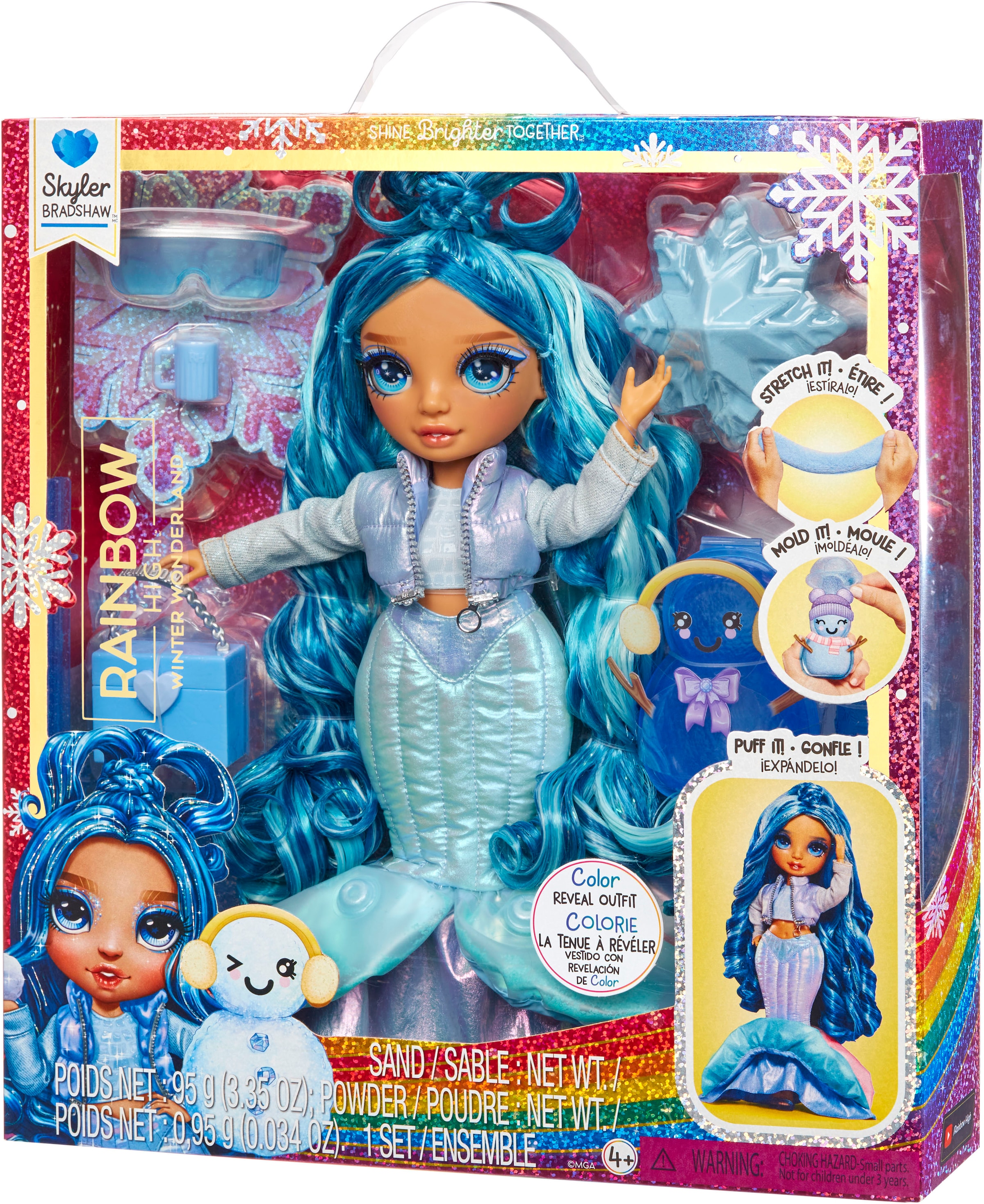 RAINBOW HIGH Anziehpuppe »Winter Wonderland Doll - Skyler (Blue)«