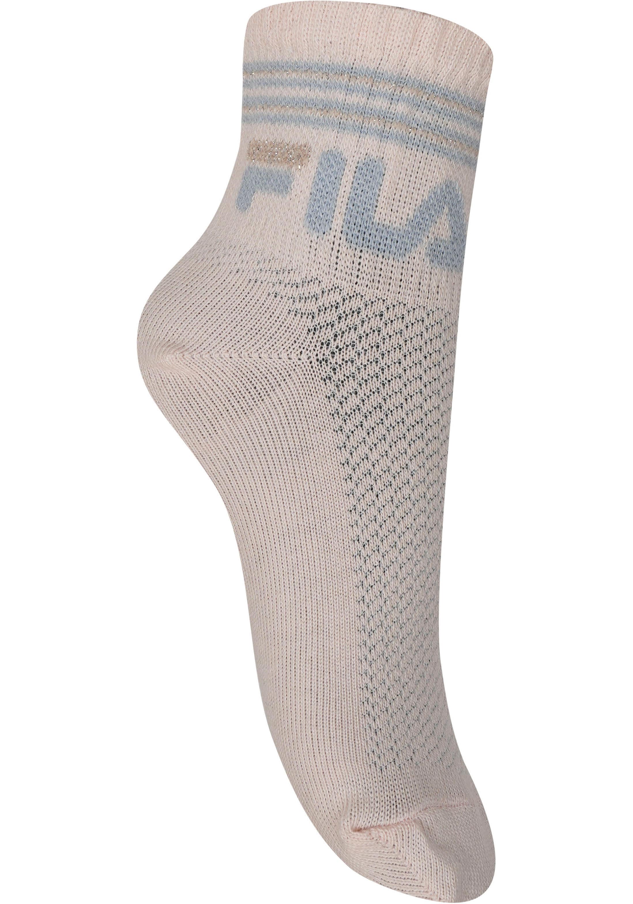 Fila Kurzsocken »JUNIOR GIRL QUARTER SOCKS«, (6 Paar), mit dezentem Mustertextur