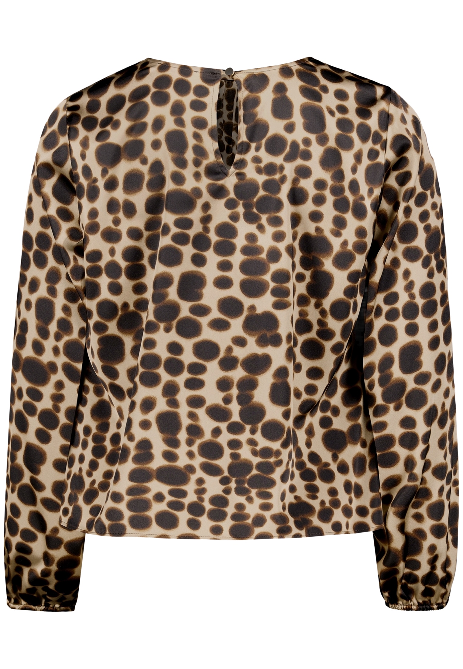 Zero Satinbluse »Satin-Bluse mit Print.«