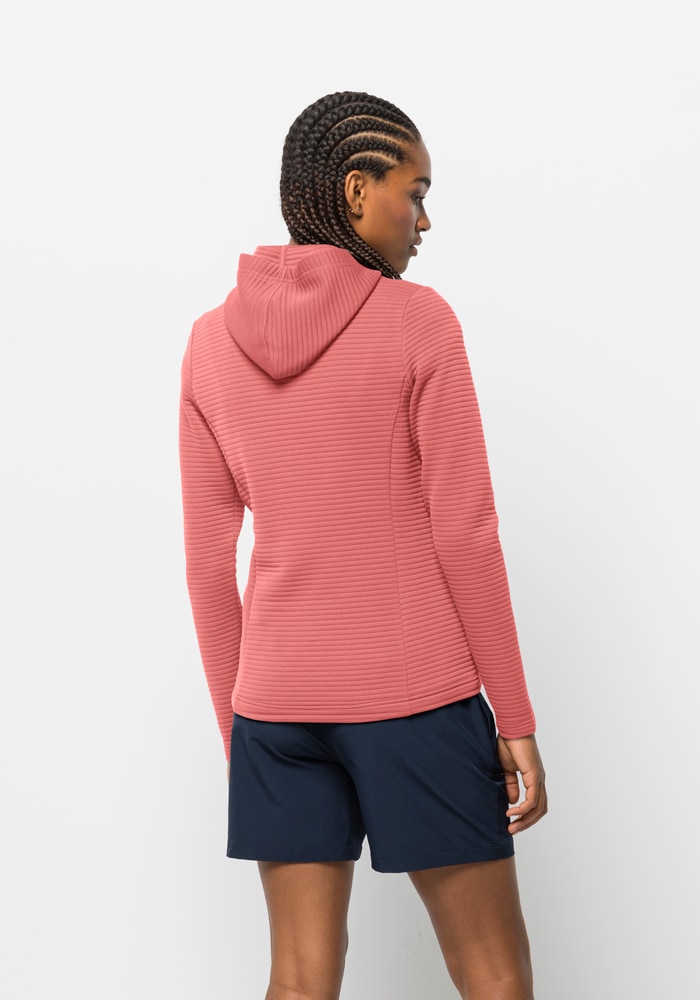Jack Wolfskin Kapuzenfleecejacke »MODESTO HOODED JKT WOMEN«, mit Kapuze