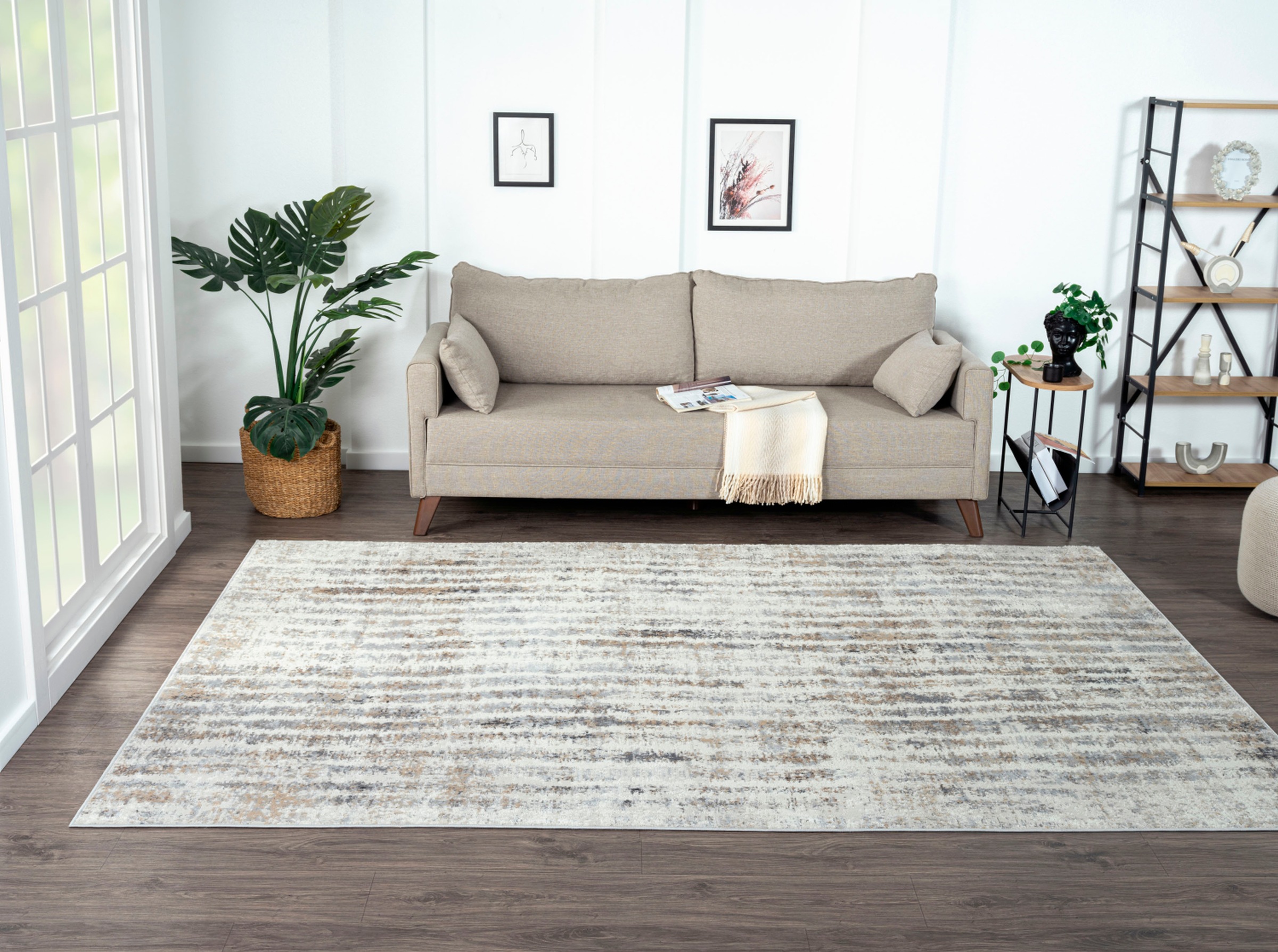 Myflair Möbel & Accessoires Teppich »My Soul« rechteckig 8 mm Höhe Kurzflor, Scandi-Design, besonders weich durch Microfaser