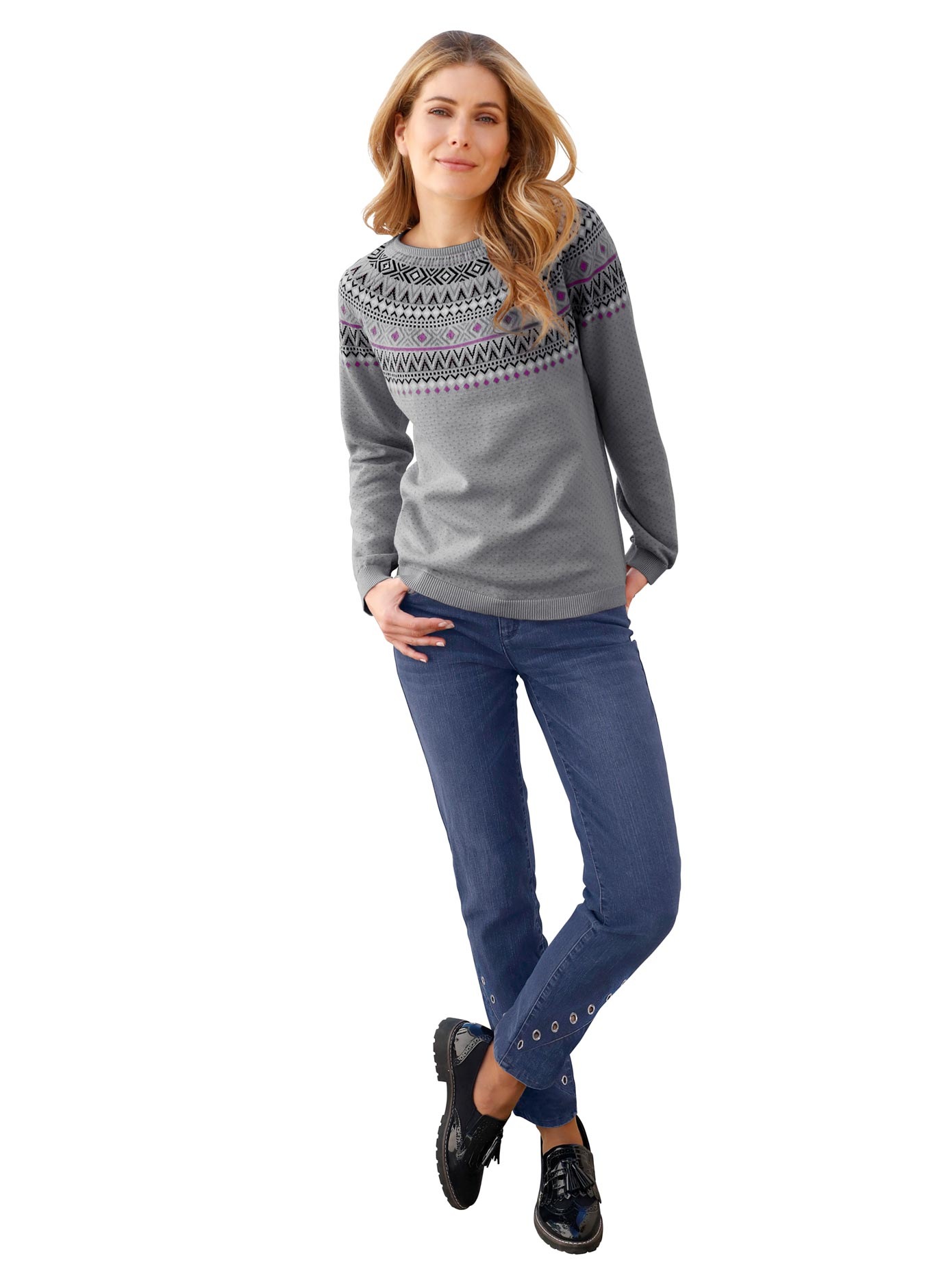 Inspirationen Norwegerpullover »Pullover«