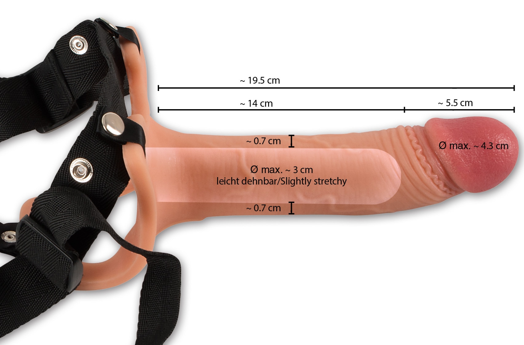 Realistixxx Penishülle »Strap-On Penishülle Strap-on Sleeve«