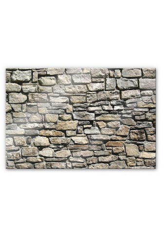 Küchenrückwand »3D Stein Optik Natursteinmauer«, (Set, 1 tlg.)