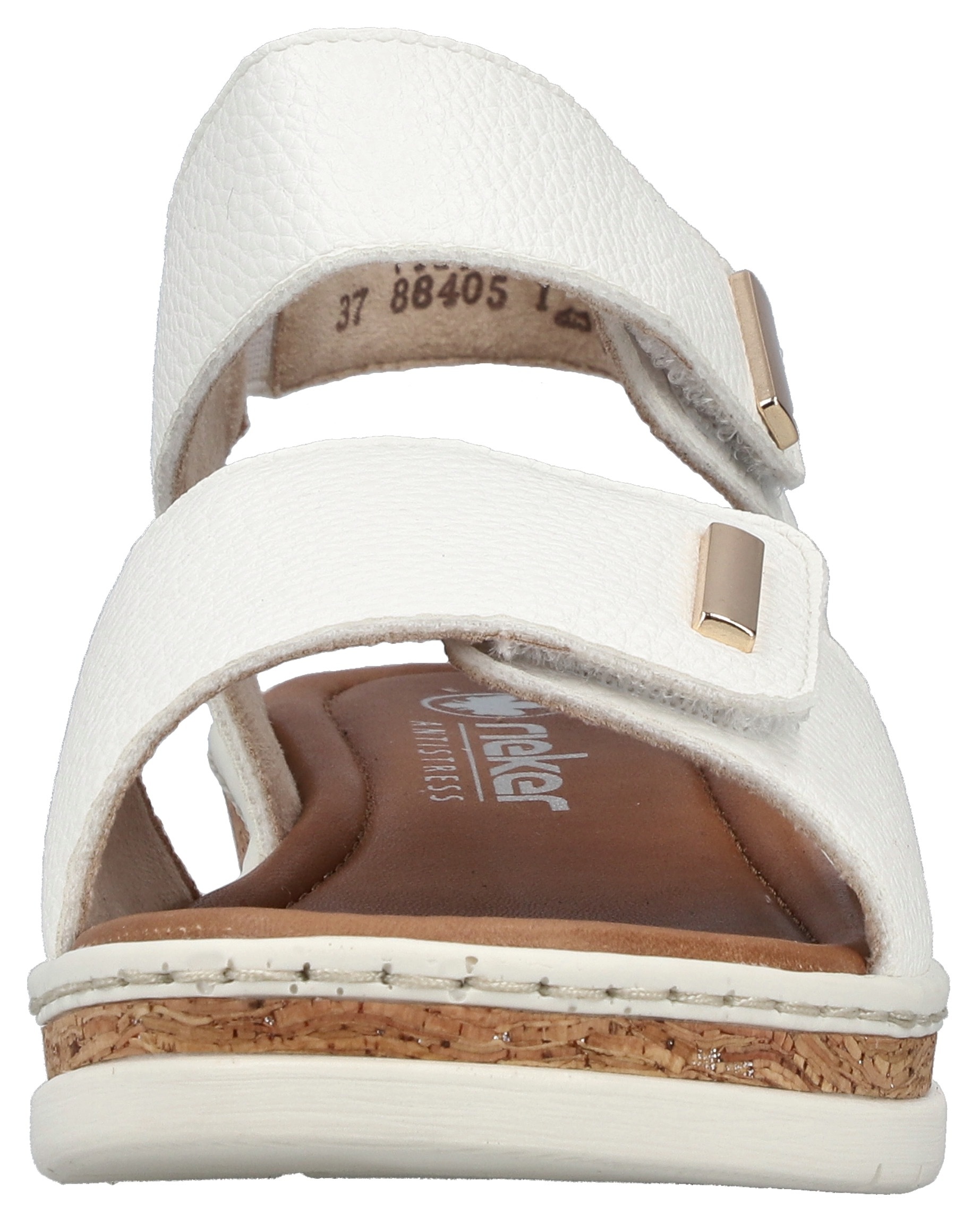 Rieker Sandale  Sommerschuh, Keilsandalette, Plateausandale mit Klett