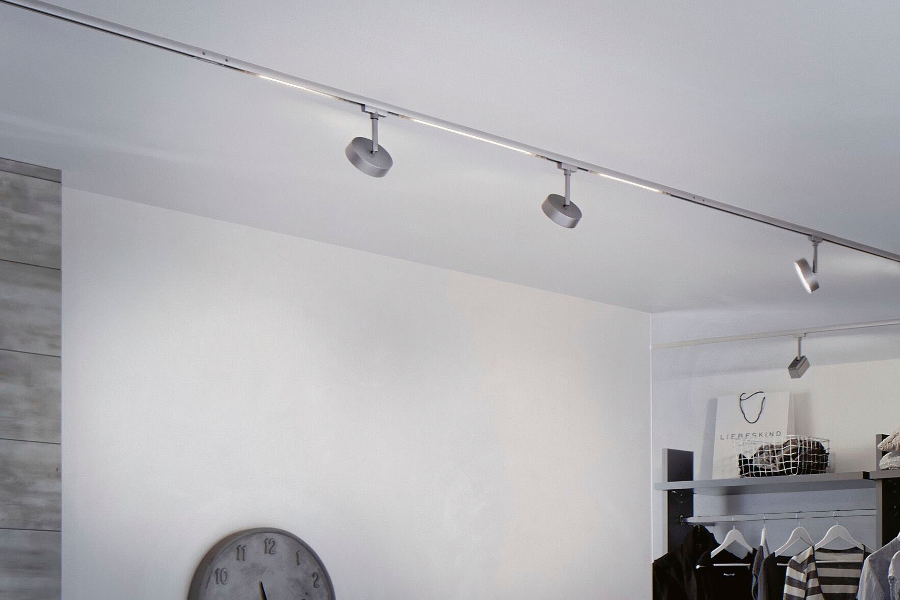 Paulmann Schienensystem-Leuchten »URail Spot Circle 1x5W 4000K 230V« LED-Modul 1 Stk. Neutralweiß 3-Step-Dimmbar