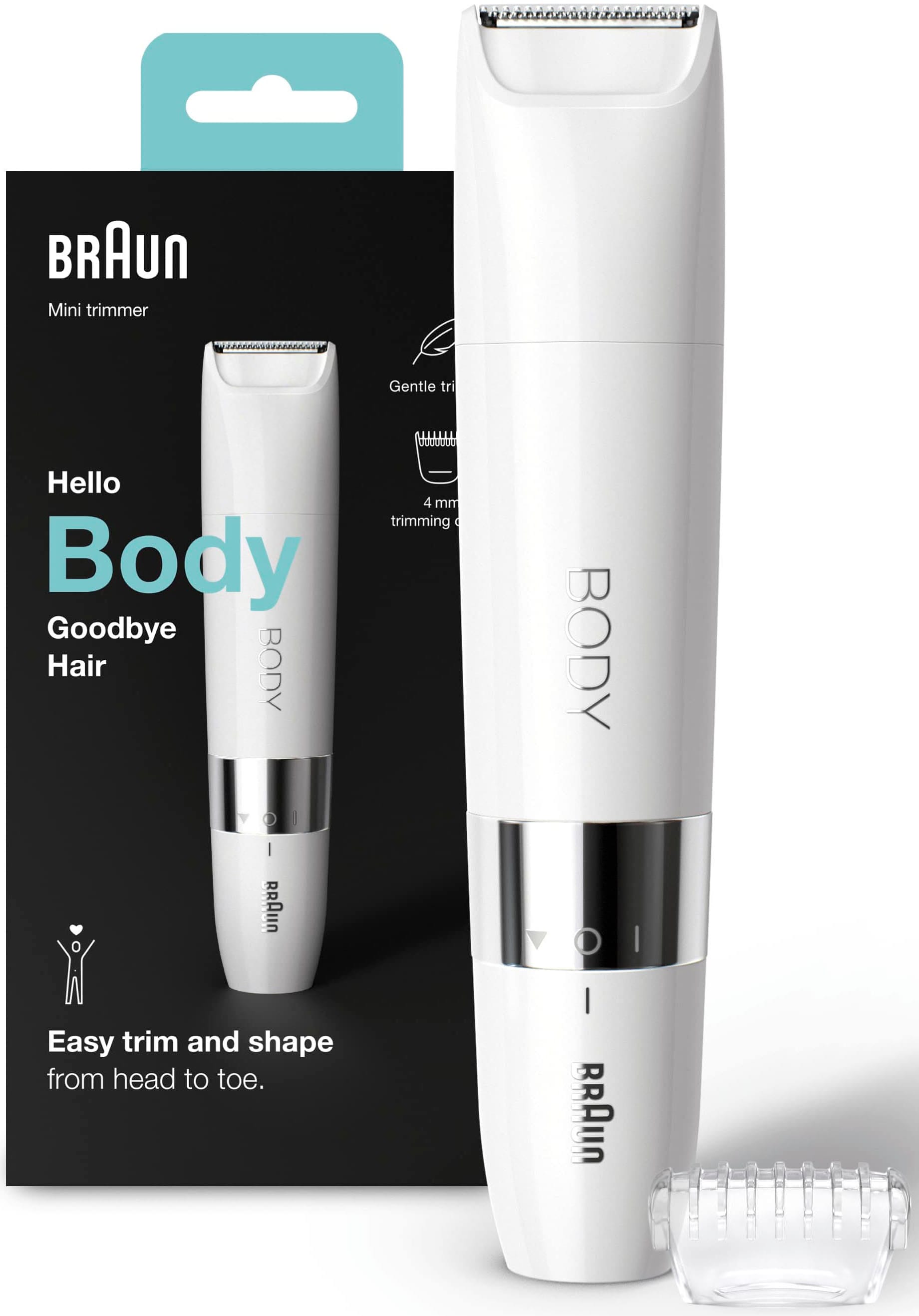 Braun IPL-Haarentferner »Smart Skin i·expert PL7387«, 4 Aufsätze für Gesicht & Körper, Venus Rasierer & Aufbewahrungsbox