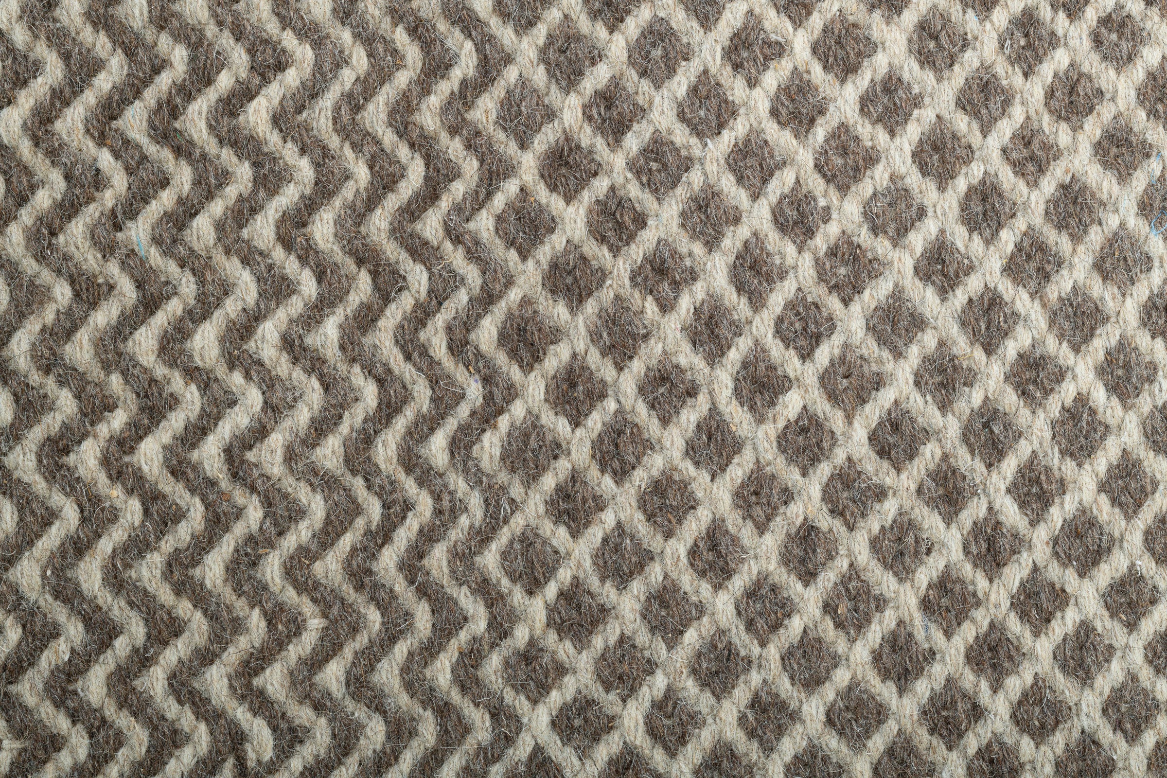 THEKO Wollteppich »Trondheim PO-501«, rechteckig, 10 mm Höhe, Handweb Teppich, Flachgewebe, reine Wolle, handgewebt