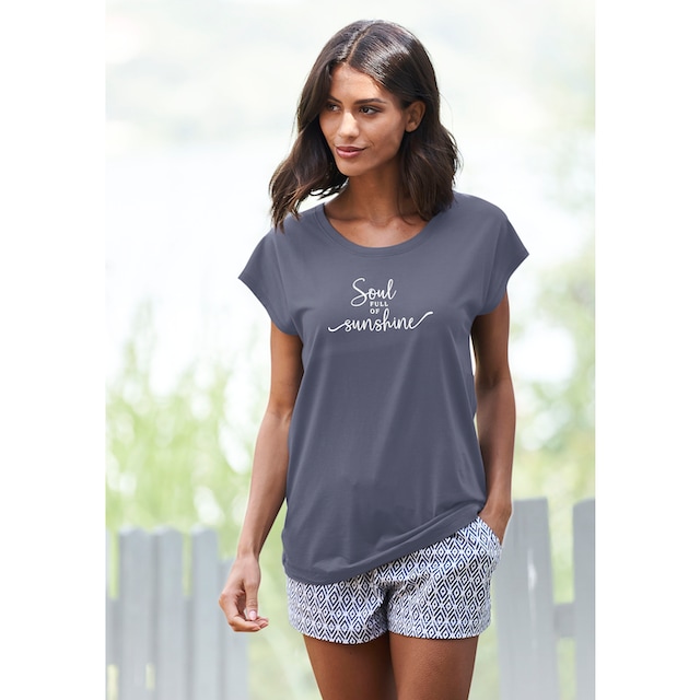 Vivance Dreams T-Shirt, mit Sommer-Statementdruck bei ♕