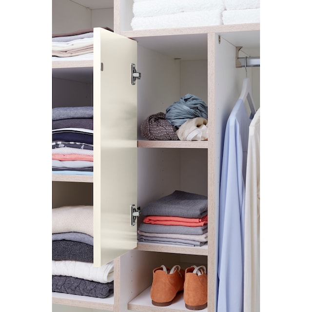 Müller SMALL LIVING Kleiderschrank »PLANE Ausstattung Nr. 1«, Inklusive  einer Innenliegenden Tür und 2 Kleiderstangen auf Rechnung bestellen