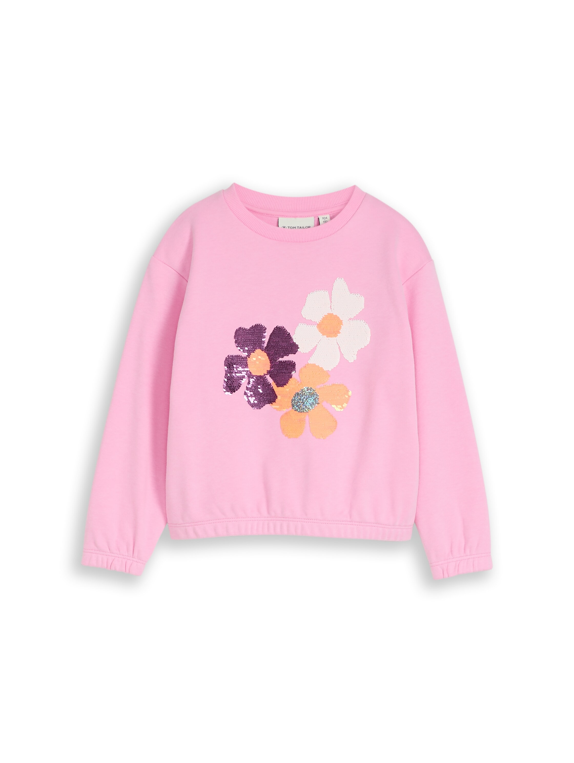 TOM TAILOR Sweater , mit Blumen-Pailetten
