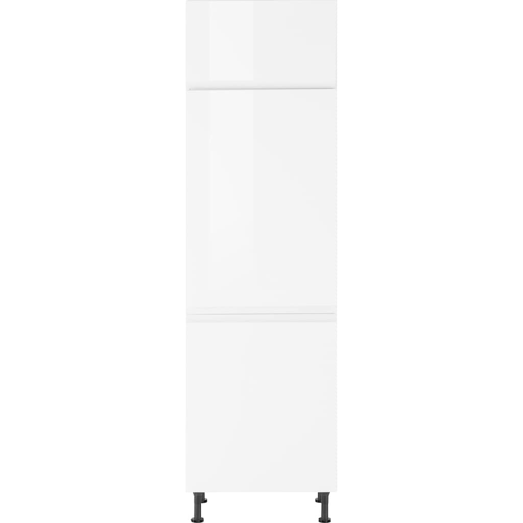 OPTIFIT Kühlumbauschrank »Avio«, Hochglanz-Fronten und höhenverstellbare Füße, Breite 60 cm
