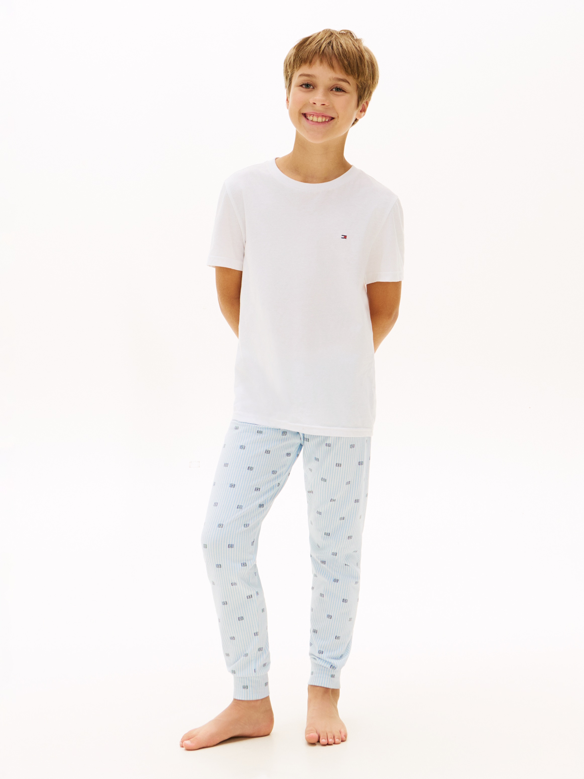 Tommy Hilfiger Underwear T-Shirt »2 PK SS TEE mit Stickerei und Rundhals im 2er-Pack« Packung, 2er-Pack, 2 tlg. unifarben, casual, regular fit, Baumwolle, Rundhals