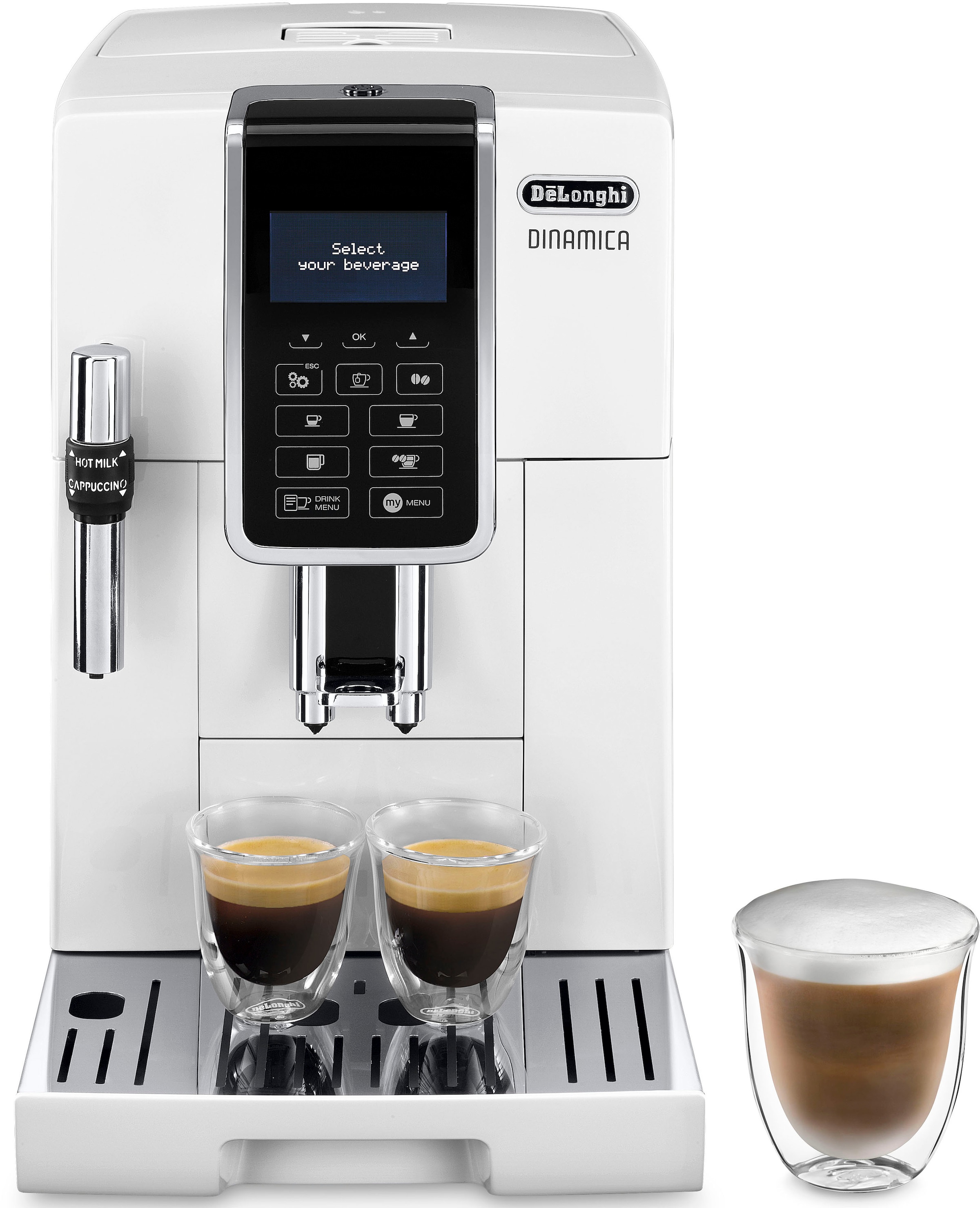 De\'Longhi mit 1.8l »Dinamica XXL großer Garantie 350.35.W«, Jahren ECAM Kaffeevollautomat 3 Wassertank