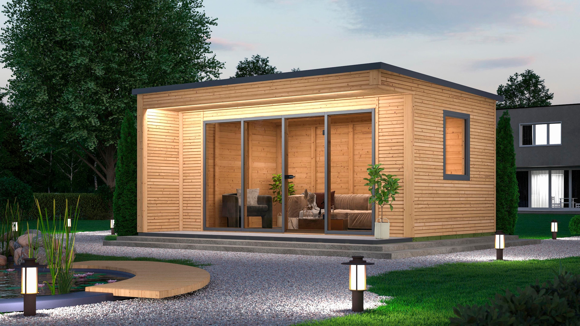weka Gartenhaus »Cubilis 4.0 natur«