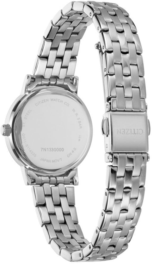 Citizen Quarzuhr, Armbanduhr, Damenuhr, Edelstahlarmband, Datum