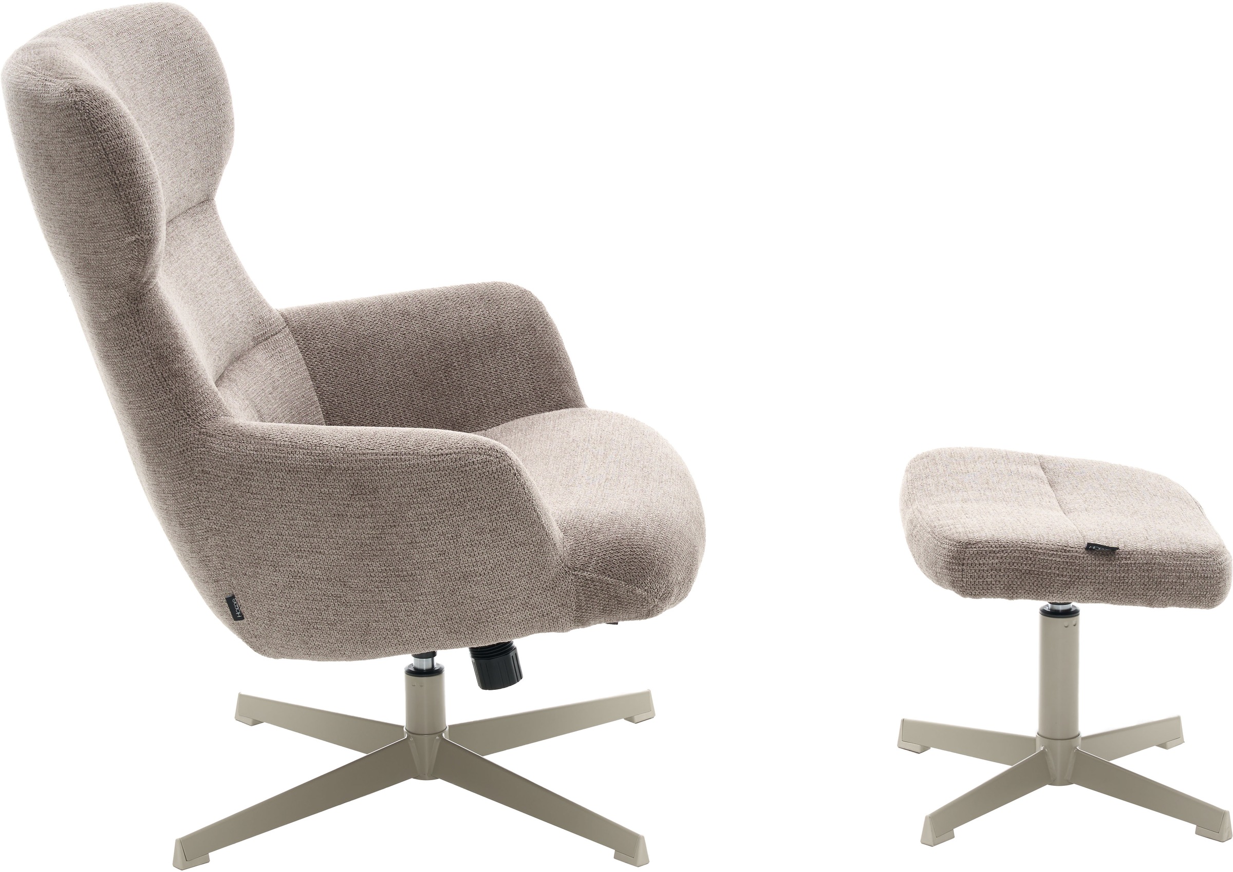 Home affaire Sessel »Clara Relaxsessel, TV-Sessel mit Hocker«, 360° Grad drehbar