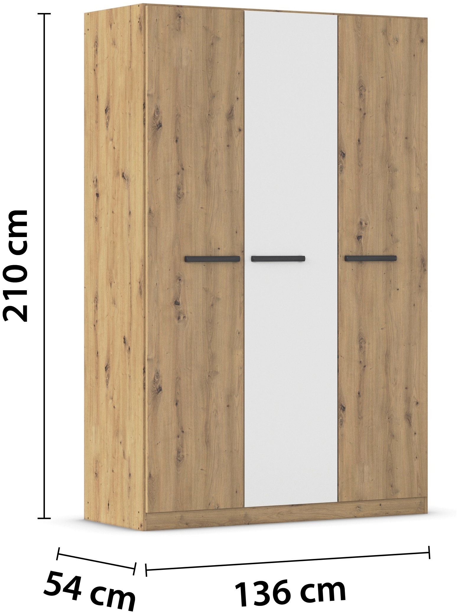 rauch Drehtürenschrank »Kleiderschrank Schrank Garderobe Garderobenschrank Stauraumwunder MODI«, optional mit Spiegel MADE IN GERMANY