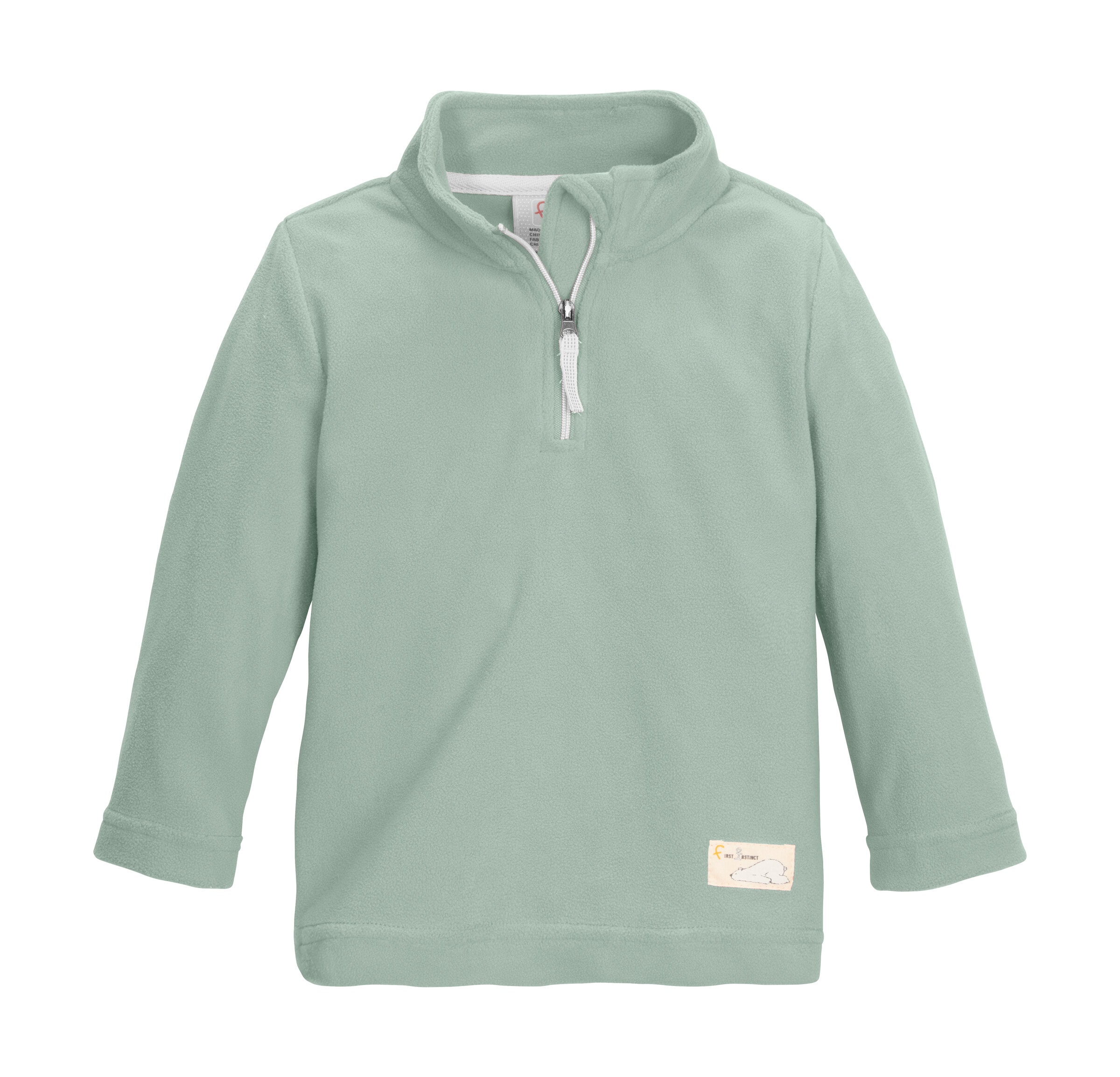 first instinct by killtec Fleecepullover »FISW 30 MNS FLC SHRT«, Fleeceshirt mit Kinnschutz, reflektierenden Details und Namensetikett
