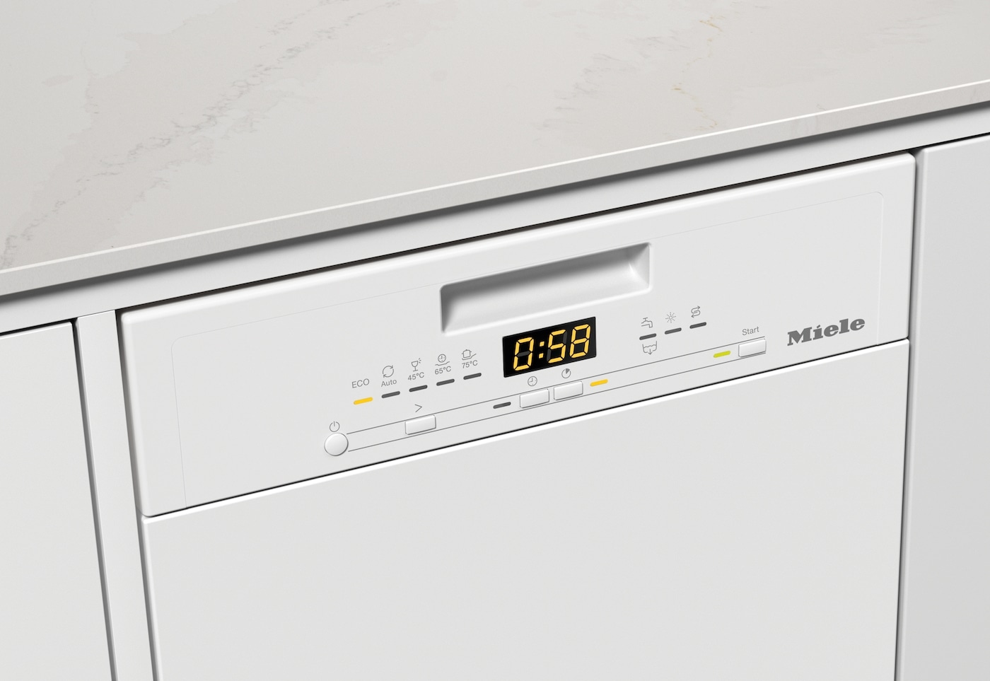 Miele teilintegrierbarer Geschirrspüler »G 5540 SCi SL Active«, 9 Maßgedecke