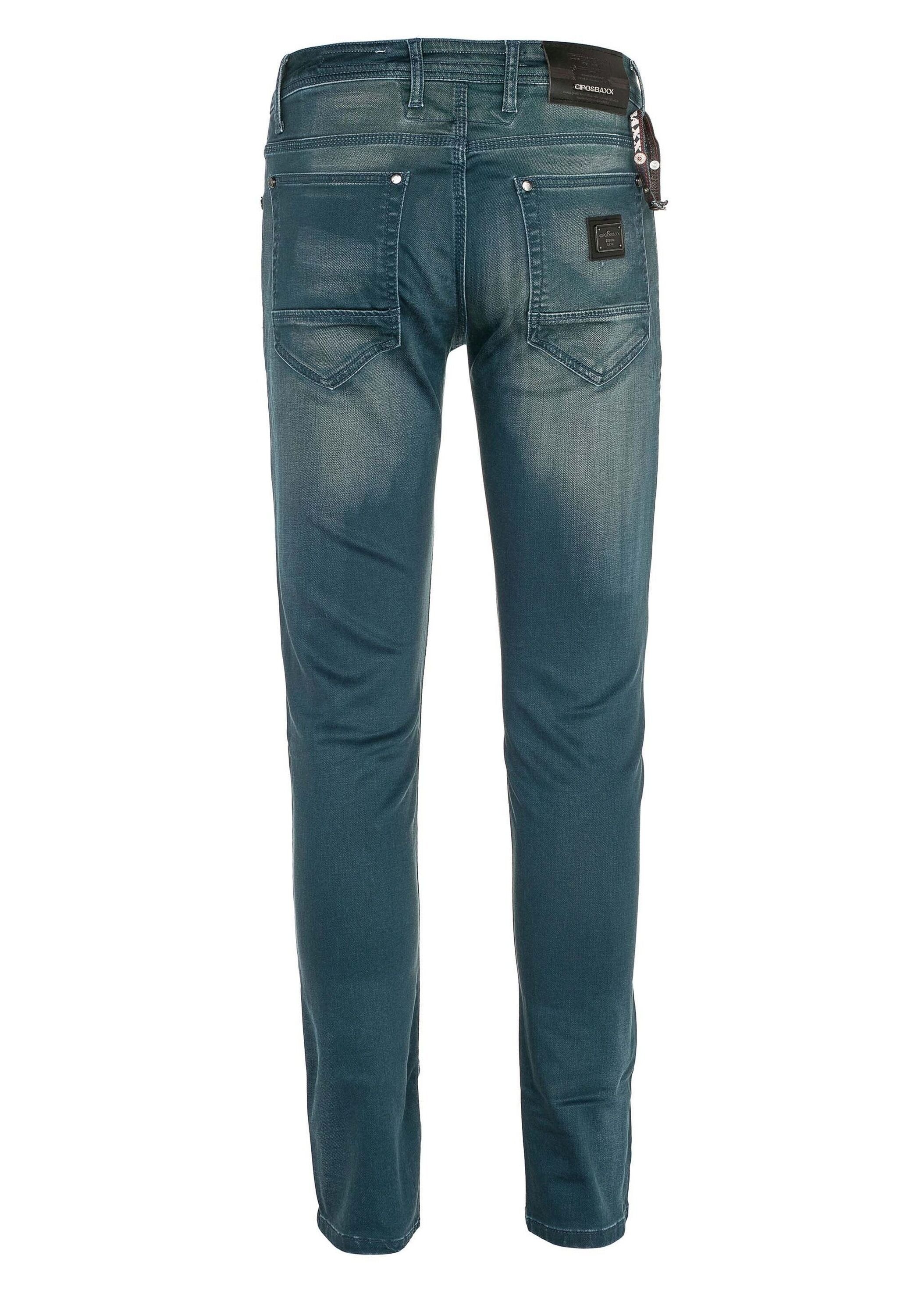 Cipo & Baxx Destroyed-Jeans »Cipo & Baxx Jeans« Straight-Jeans mit Destroyed-Effekten, CD493