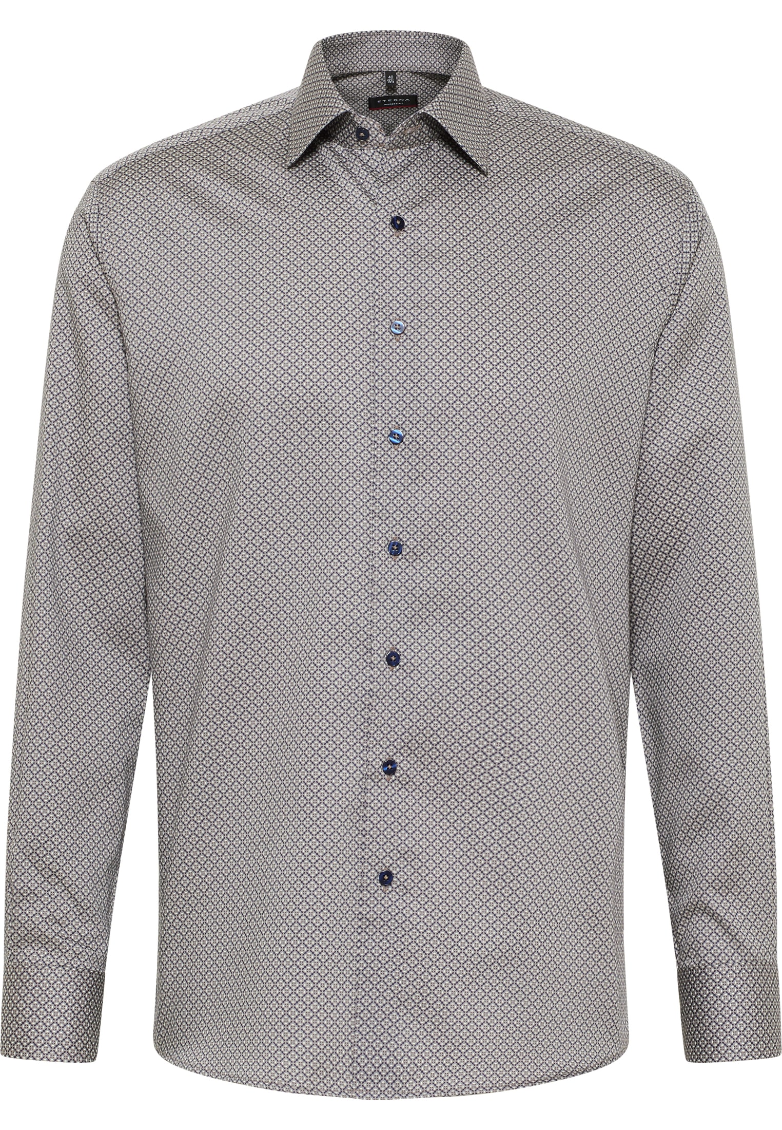 Eterna Langarmhemd »MODERN FIT« NON IRON (bügelfrei)