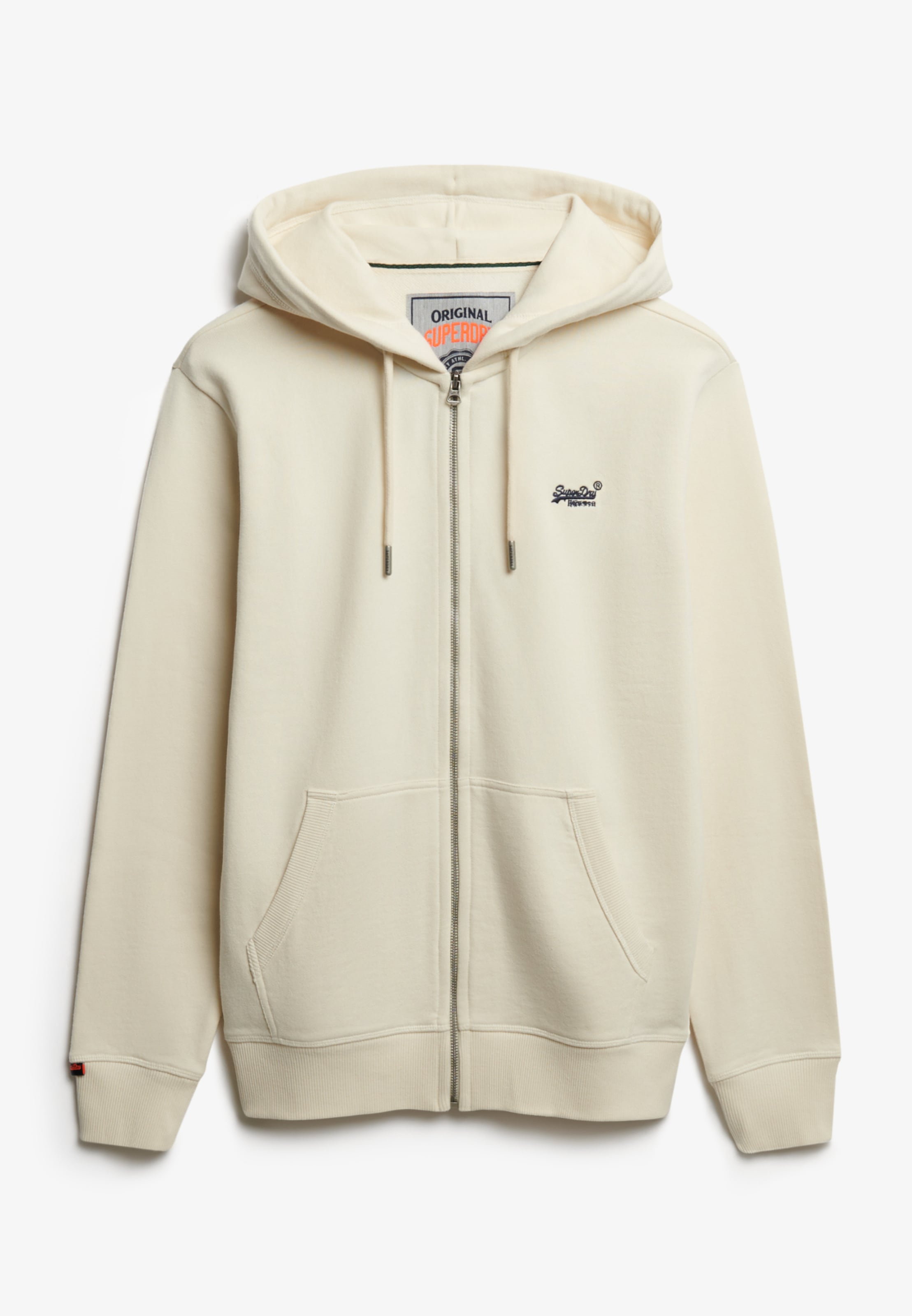 Superdry Kapuzensweatjacke »ESSENTIAL LOGO ZIP HOODIE HB« Baumwollmischung, slim fit