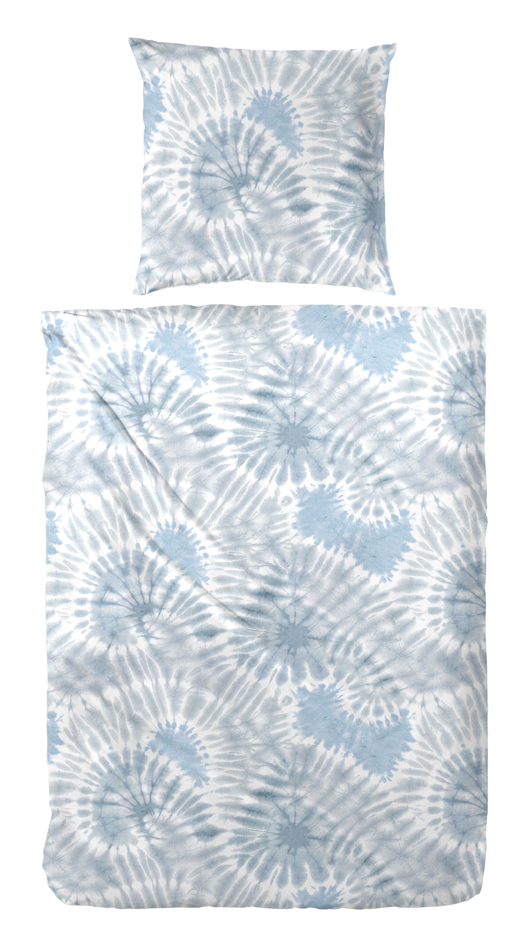 Primera Bettwäsche "Primera Renforce-Bettwäsche Swirl" 2 Stk. in einem lebhaften Batik-Look