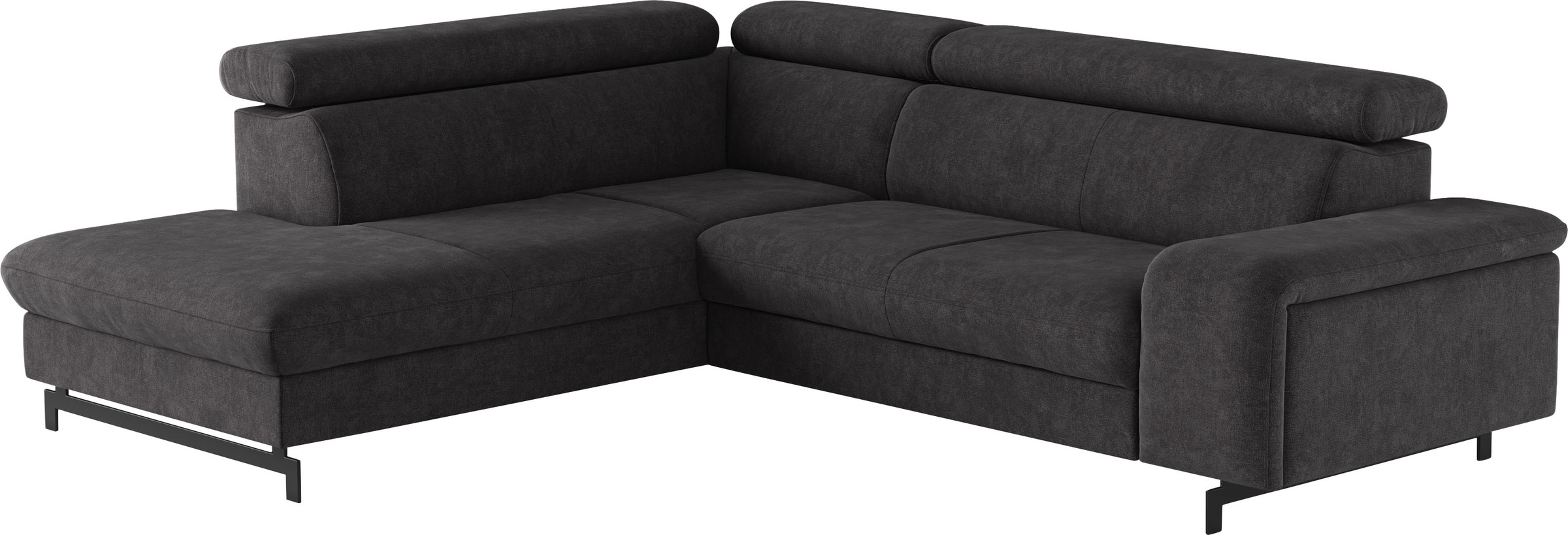 COTTA Ecksofa »Emma L-Form«, mit Kopfteilverstellung, wahlweise mit Bettfunktion & Bettkasten