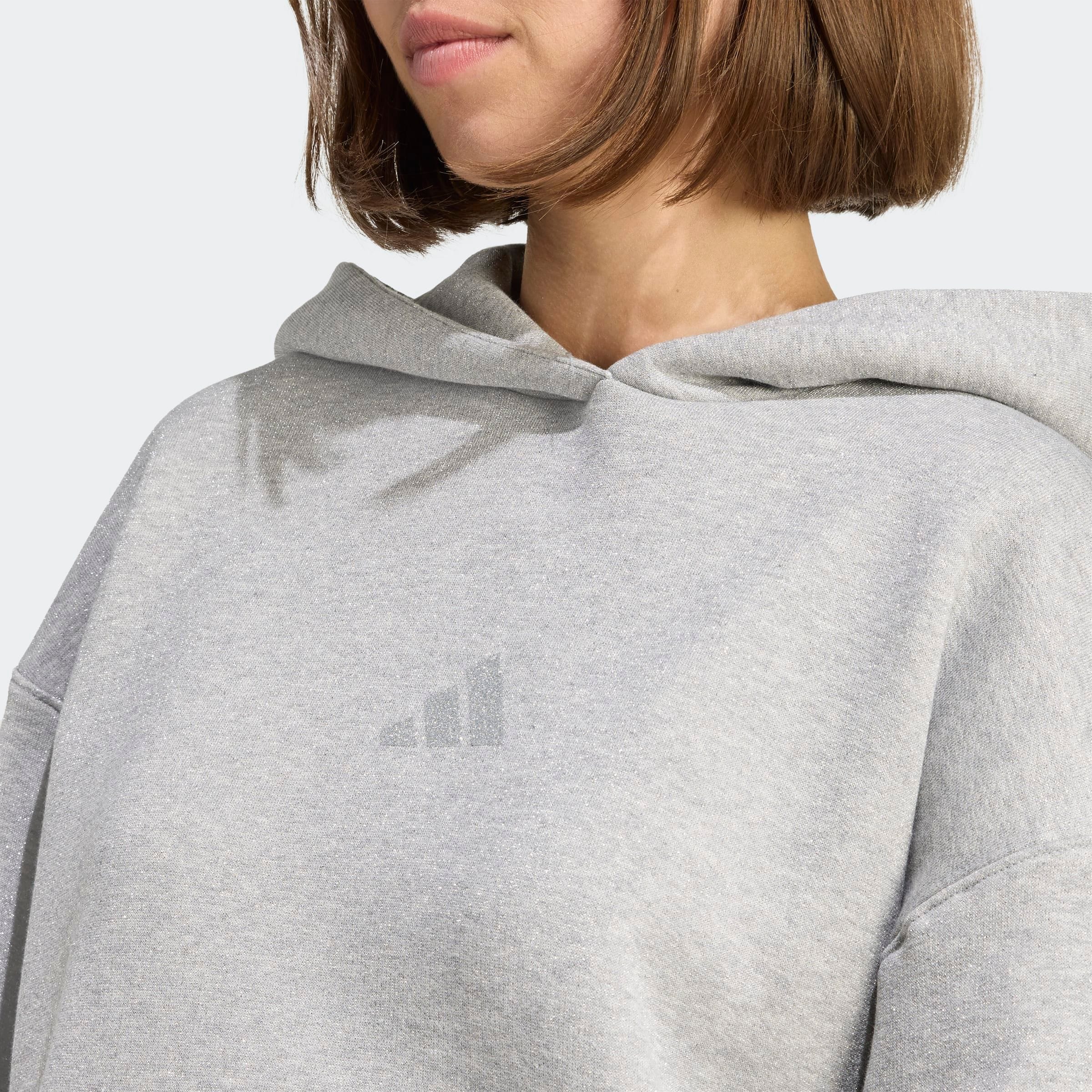 adidas Sportswear Kapuzensweatshirt »ALL SZN HOLIDAY GLITTER FLEECE LOOSE HOODIE«
