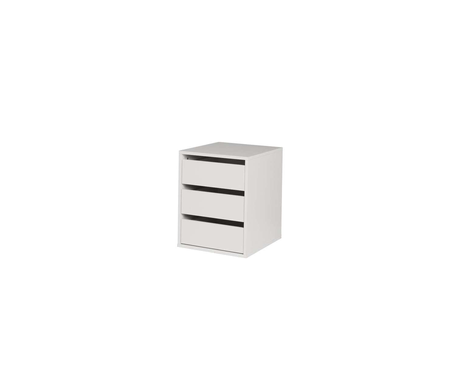 INOSIGN Schubkasten »Malissa, aus FSC-zertifiziertem Holzwerkstoff«, Container, Schrankeinsatz mit 3 Schubladen, BxTxH 40x50x51,6cm