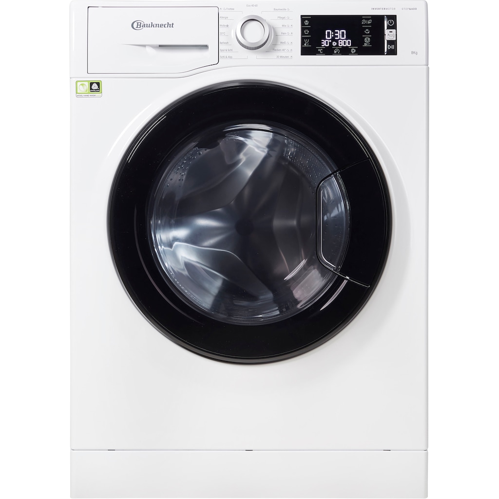 BAUKNECHT Waschmaschine »WM ELITE 823 PS«, WM ELITE 823 PS, 8 kg, 1400 U/min