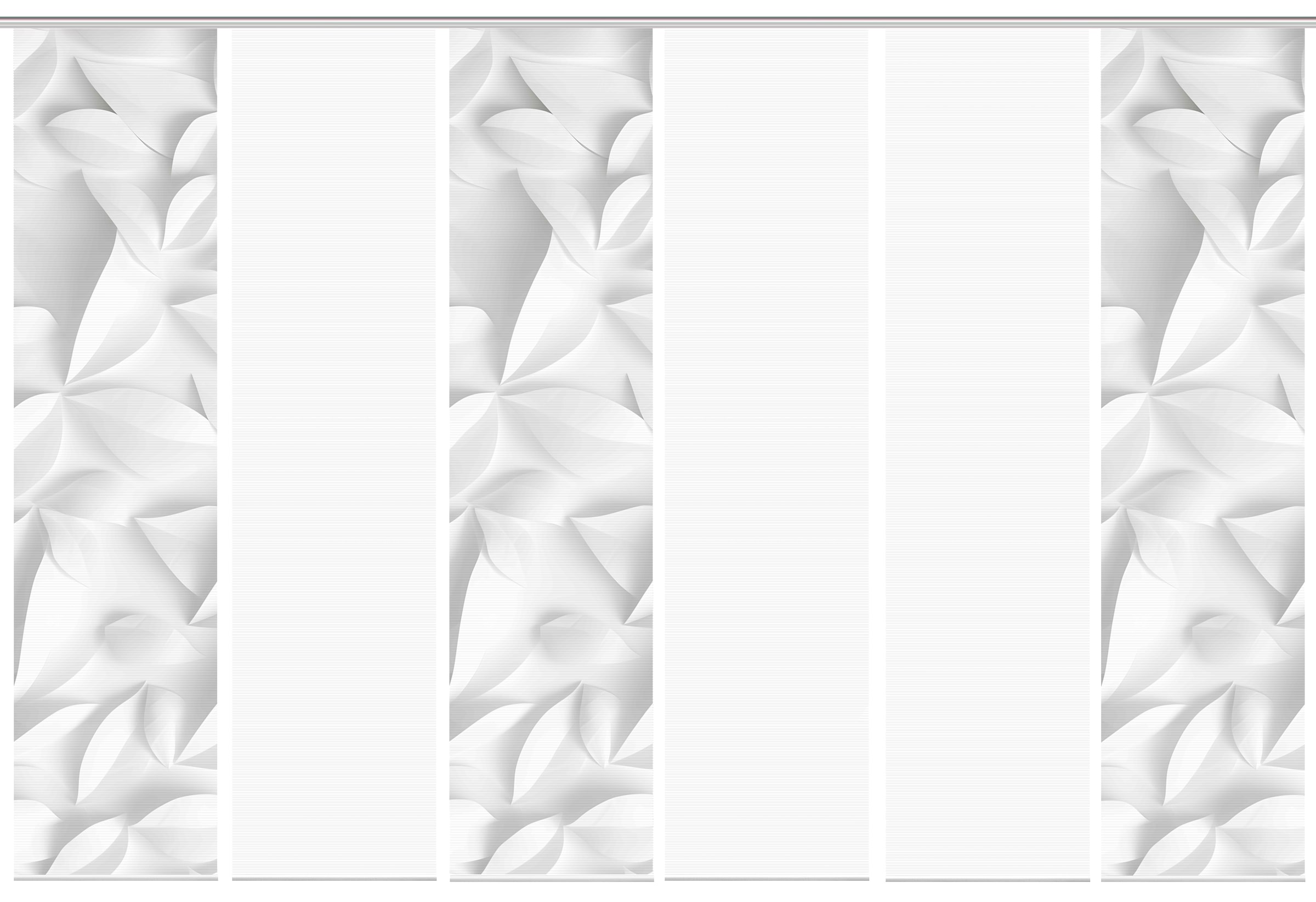 Vision Schiebegardine »FLYNN« Paneelwagen 6 Stk. tlg. SET,SCHIEBEVORHANG,BAMBUS,DIGITALDRUCK