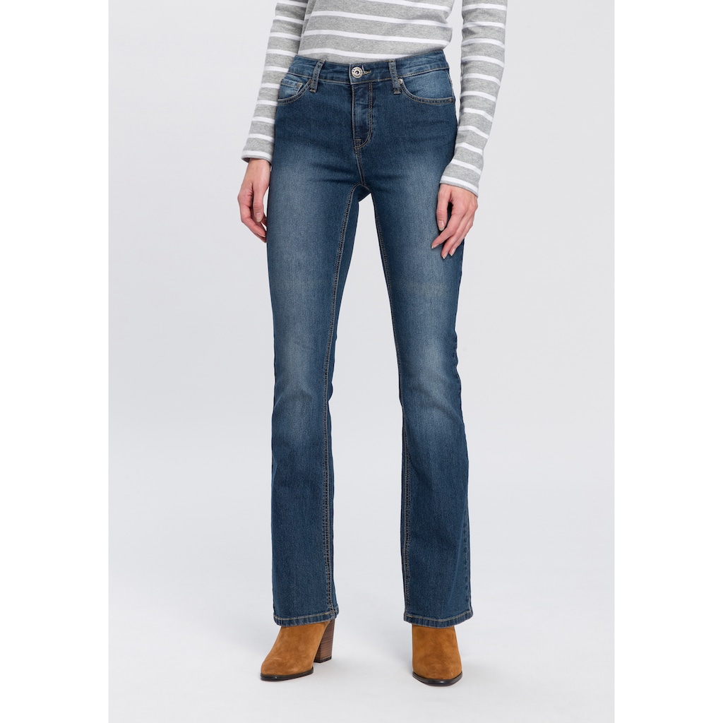 Arizona Bootcut-Jeans »Shaping«, High Waist