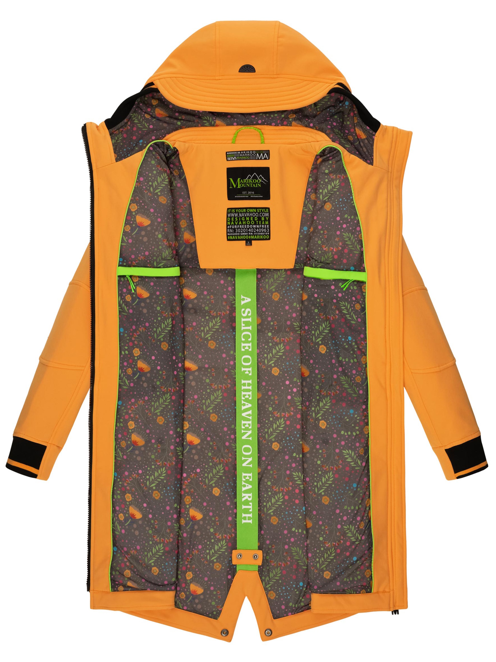 Marikoo Softshelljacke »Marikoo Mount Furnica Damen Softshell Jacke B964«