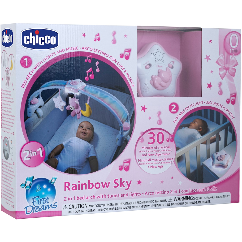 Chicco Spielbogen »Regenbogen-Spielbogen für Kinderbett 2 In 1«