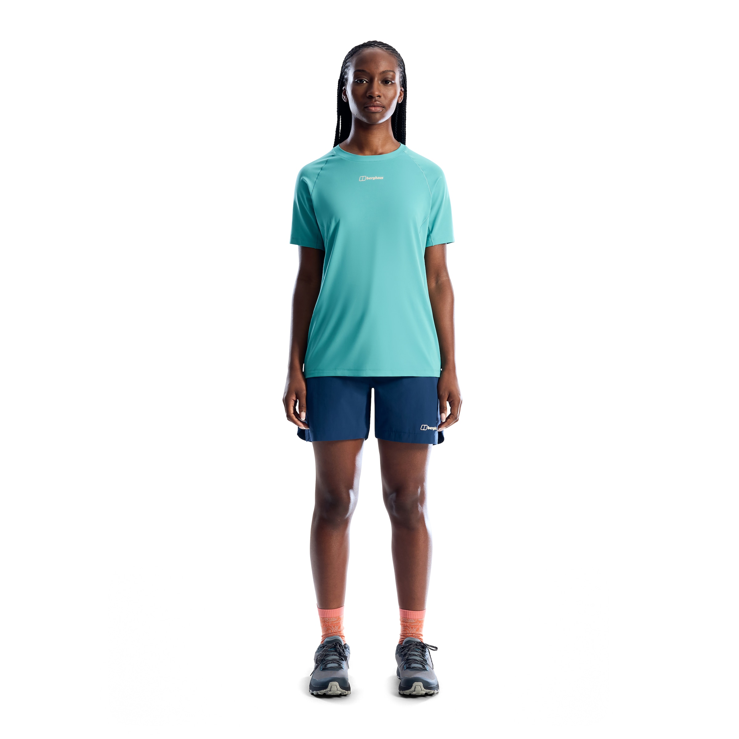 Berghaus T-Shirt »BOWBURN TECH TEE AF« mit Rundhalsausschnitt, Kurzarm, aus Polyester und Elasthan