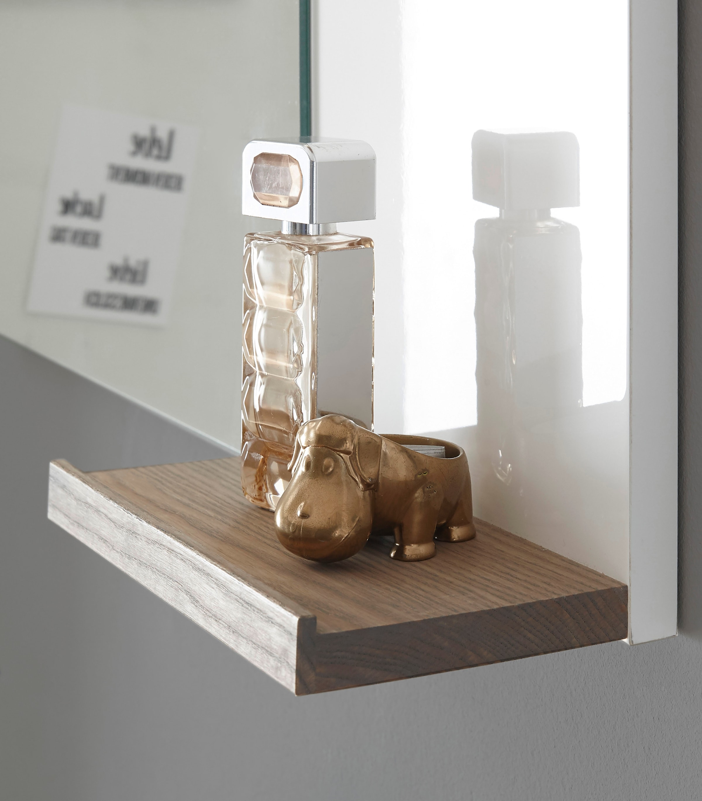 Places of Style Badmöbel-Set »SOLiD, Badmöbel-Set, Bad im modernen Design, 3-teiliges Badezimmer«, (Set, 3 St.), Waschtisch mit Waschbecken, Midischrank, Breite 130 cm