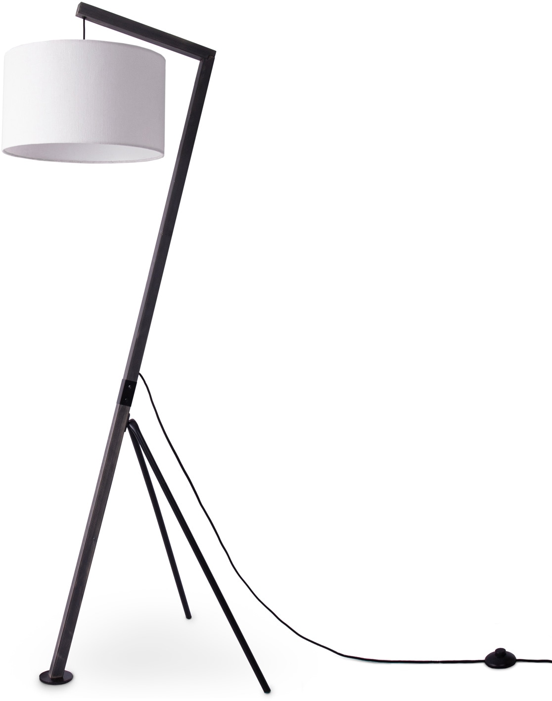 Paco Home Stehlampe »GALLOW«, Jahren online Galgen 3 kaufen Vintage XXL mit Wohnzimmer Metall flammig-flammig, Modern 1 E27 Holz Dreibein | Garantie
