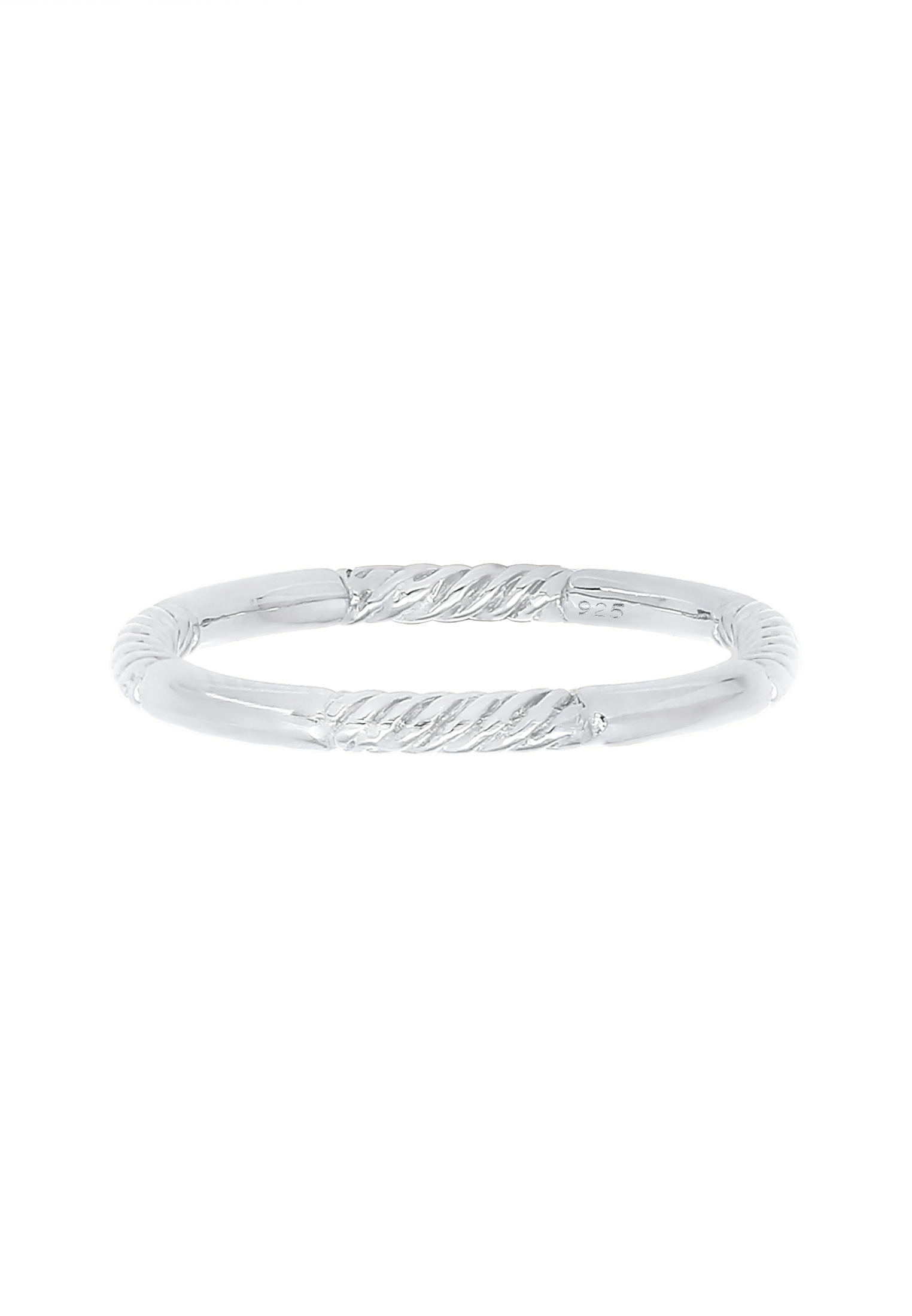 Elli Silberring »Ring Gedreht Basic Schlicht 925 Silber«