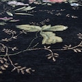 THEKO Teppich »Flomi Sagrini«, rechteckig, 3 mm Höhe, Flachgewebe, Pastell-Farben, Blumen Design, Wohnzimmer