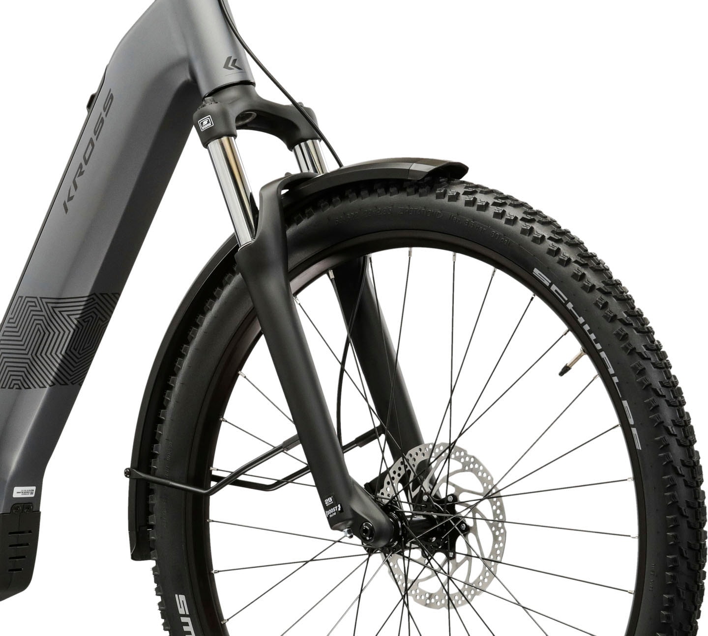 Kross »Influx Hybrid SUV 2.0 16,7Ah / 600 Wh 29 Zoll grau 9 Gänge 2026« 9 Gang Shimano CUES U4000 Schaltwerk Kettenschaltung Mittelmotor 250 W