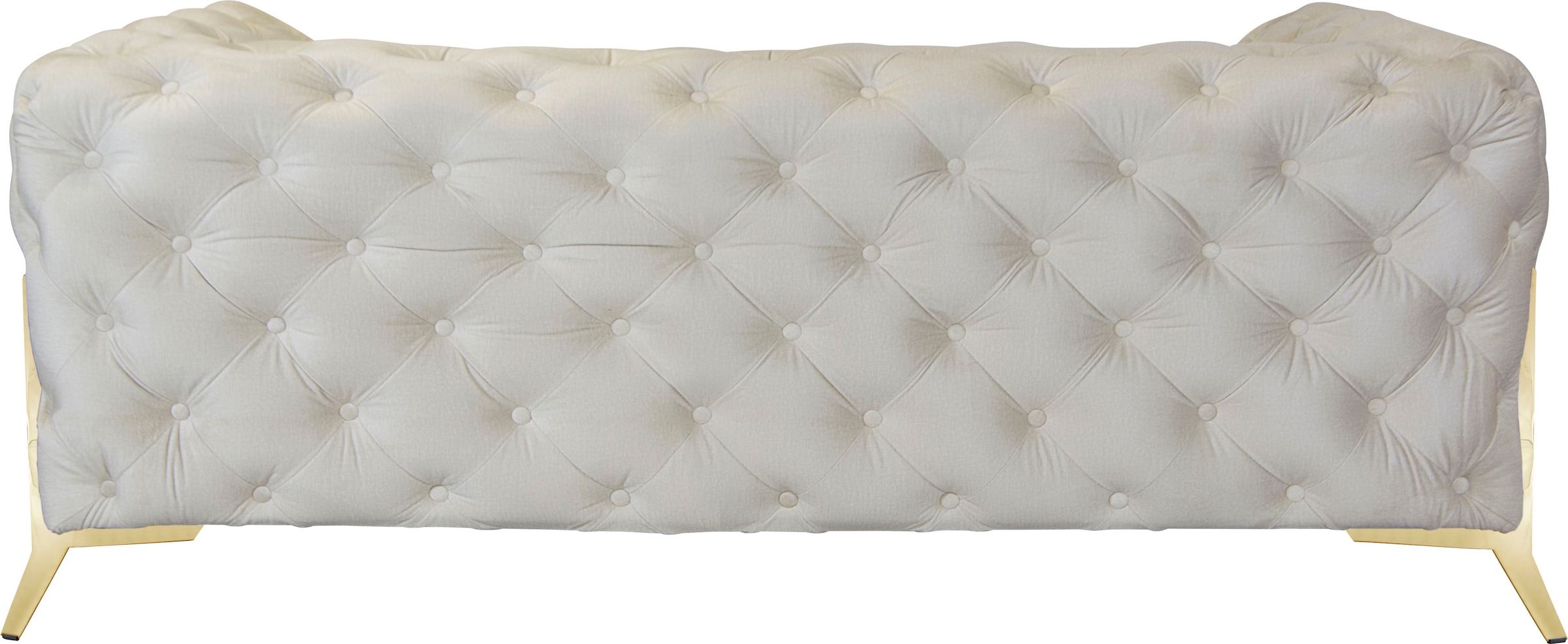 Leonique Chesterfield-Sofa »Amaury«, aufwändige Knopfheftung, moderne Chesterfield Optik, Fußfarbe wählbar