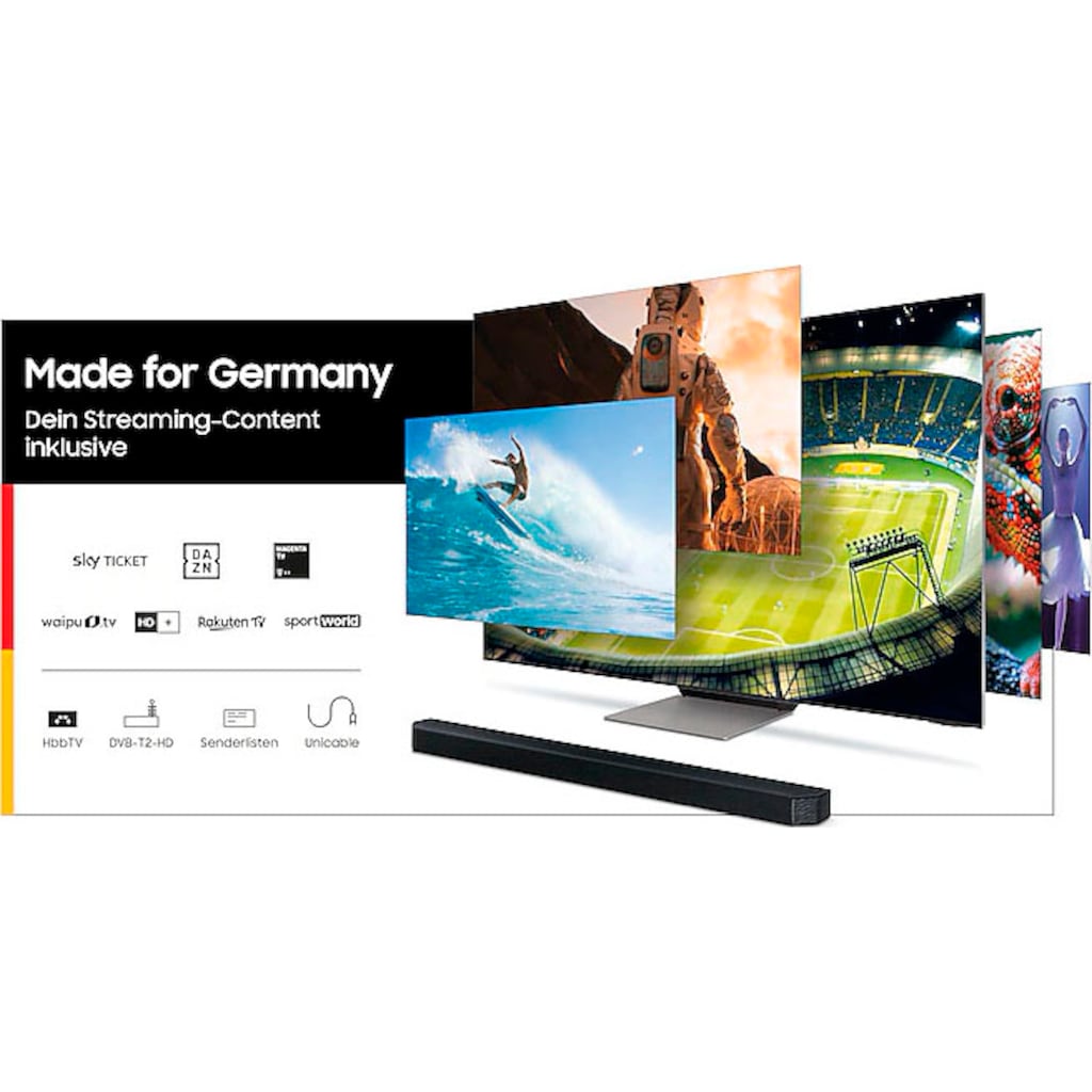 Samsung LED-Fernseher »55" Crystal UHD 4K AU7199 (2021)«, 138 cm/55 Zoll, 4K Ultra HD, Smart-TV
