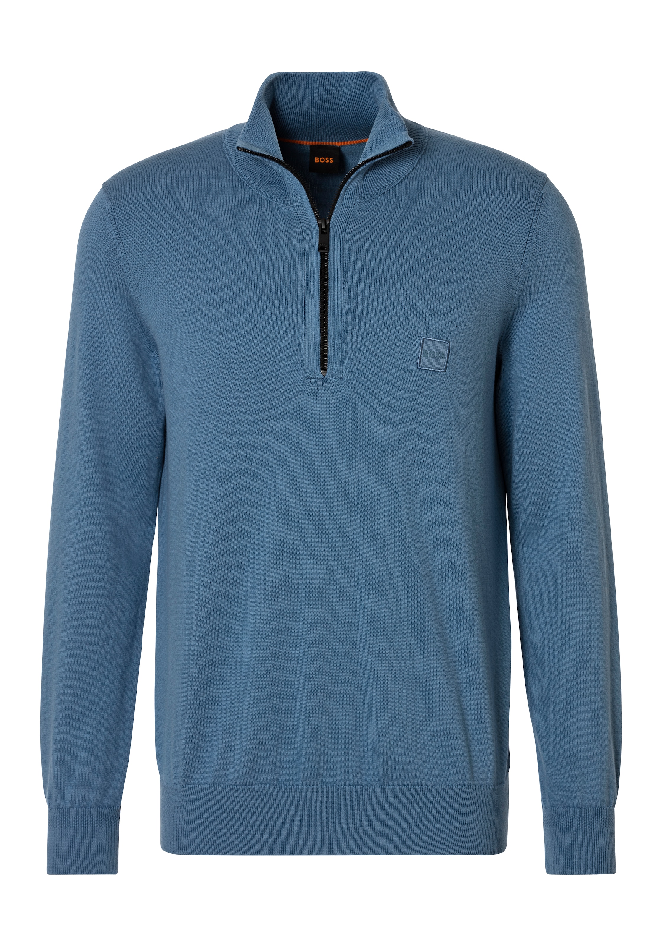BOSS ORANGE Rollkragenpullover »Kanobix_S«, mit Ton-in-Ton Logo
