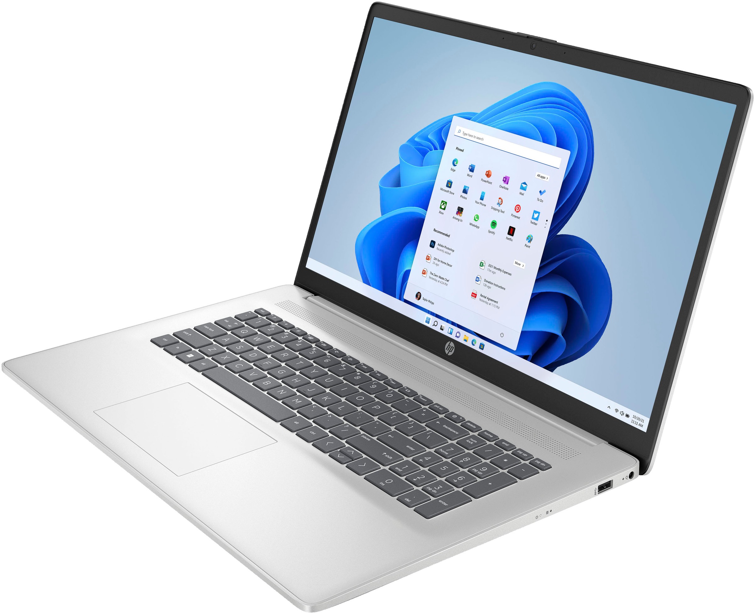 HP Notebook »17-cn3676ng« 43,9 cm / 17,3 ″ Intel Core i7 Iris Xe Graphics 1.000 GB SSD